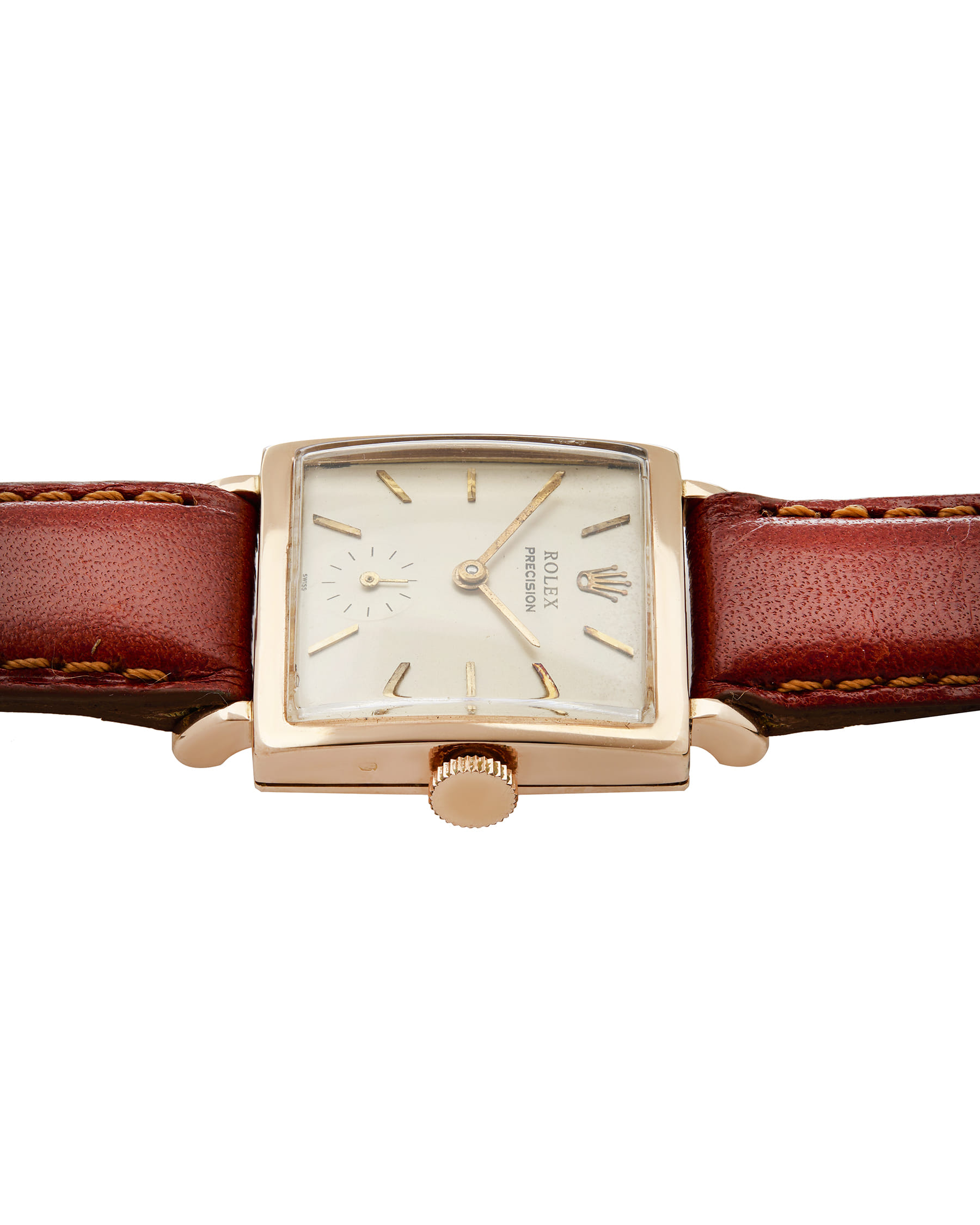 Rolex precision square vintage rose gold 14kt ref 4470-4
