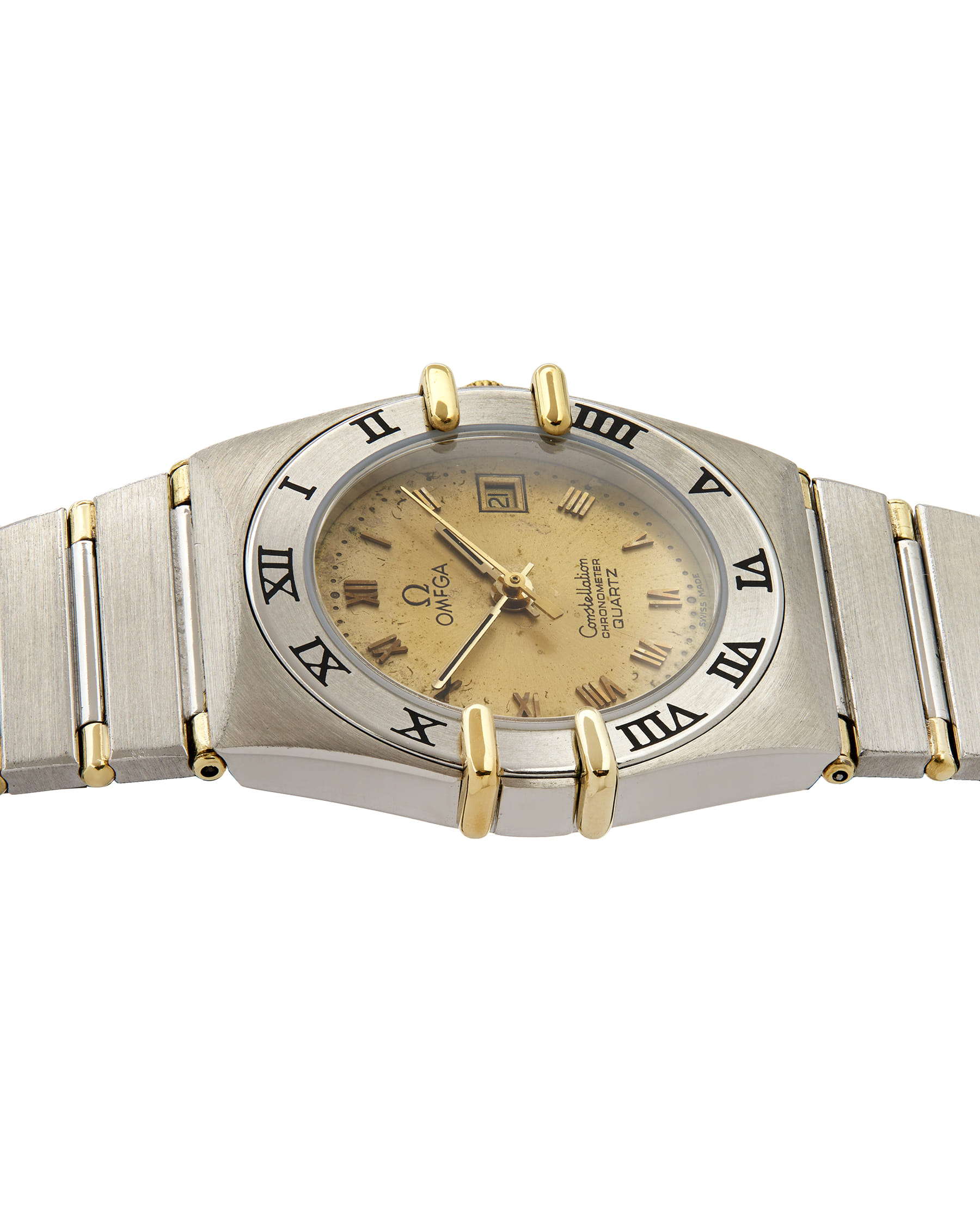 Omega constellation quartz date 26mm ref 598.00003-3