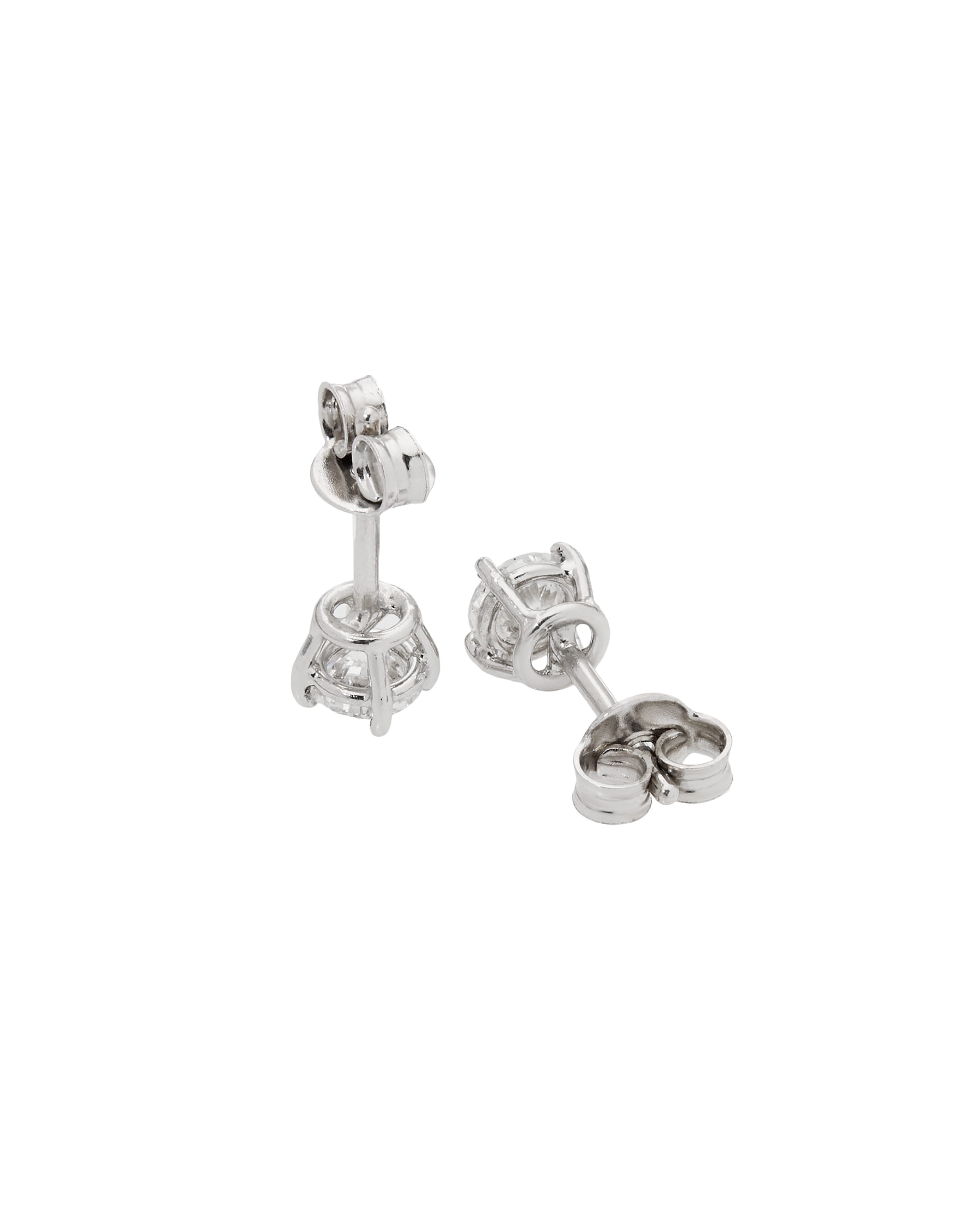 Orecchini punto luce a filo con diamanti 0,66ct-2