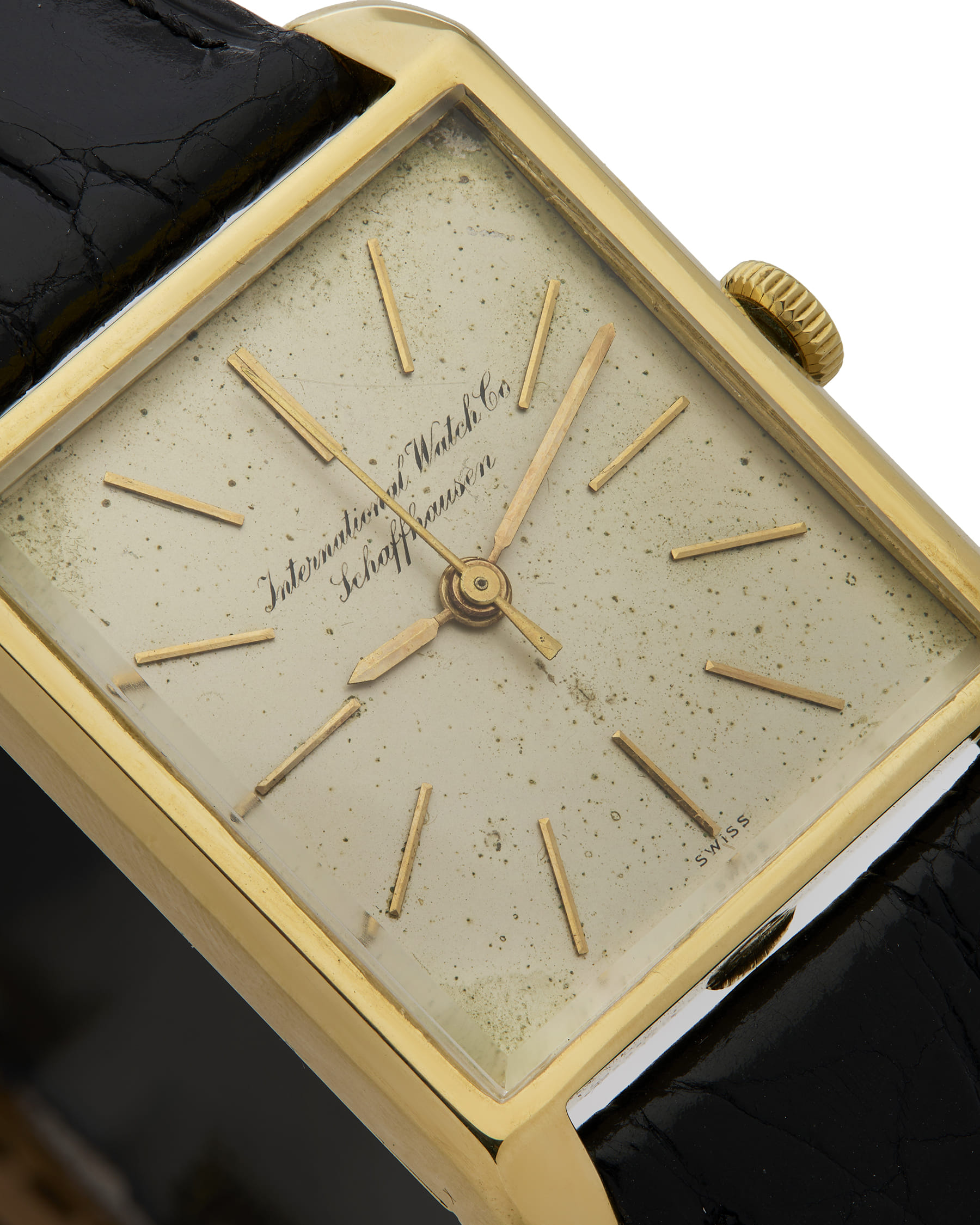 International watch co schaffhausen tank oro 18kt-2