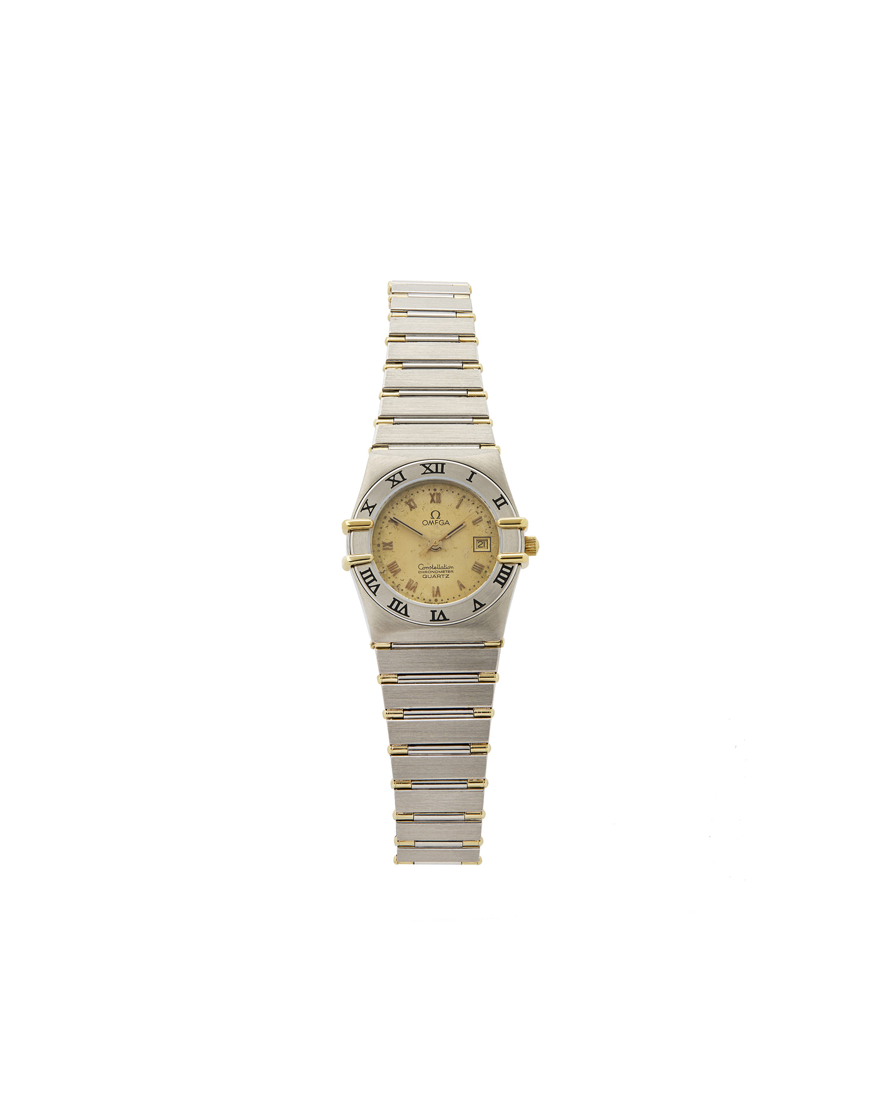 Omega constellation quartz date 26mm ref 598.00003-1