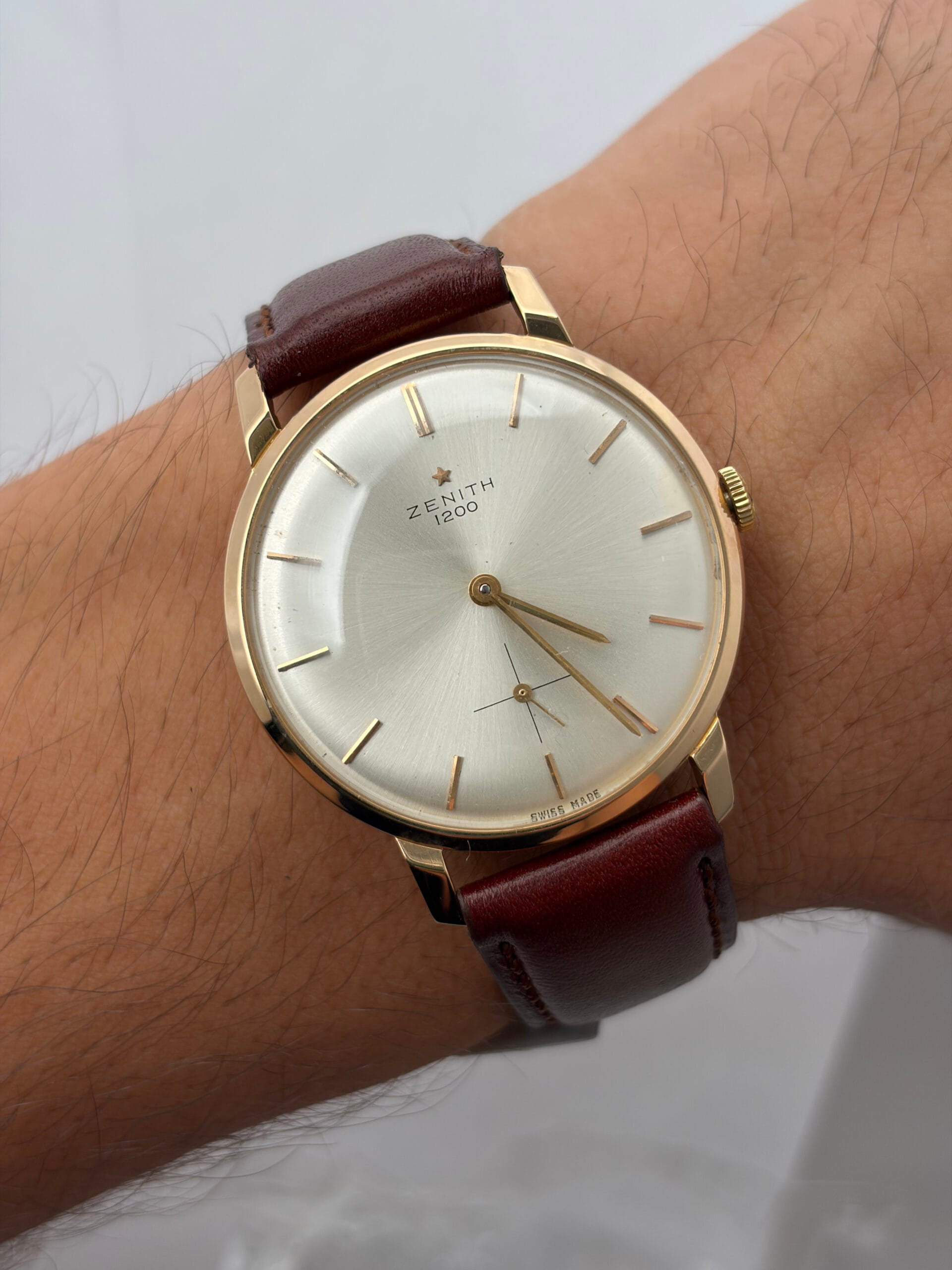 Zenith stellina 1200 oro 18kt 34 mm cal 40t-9