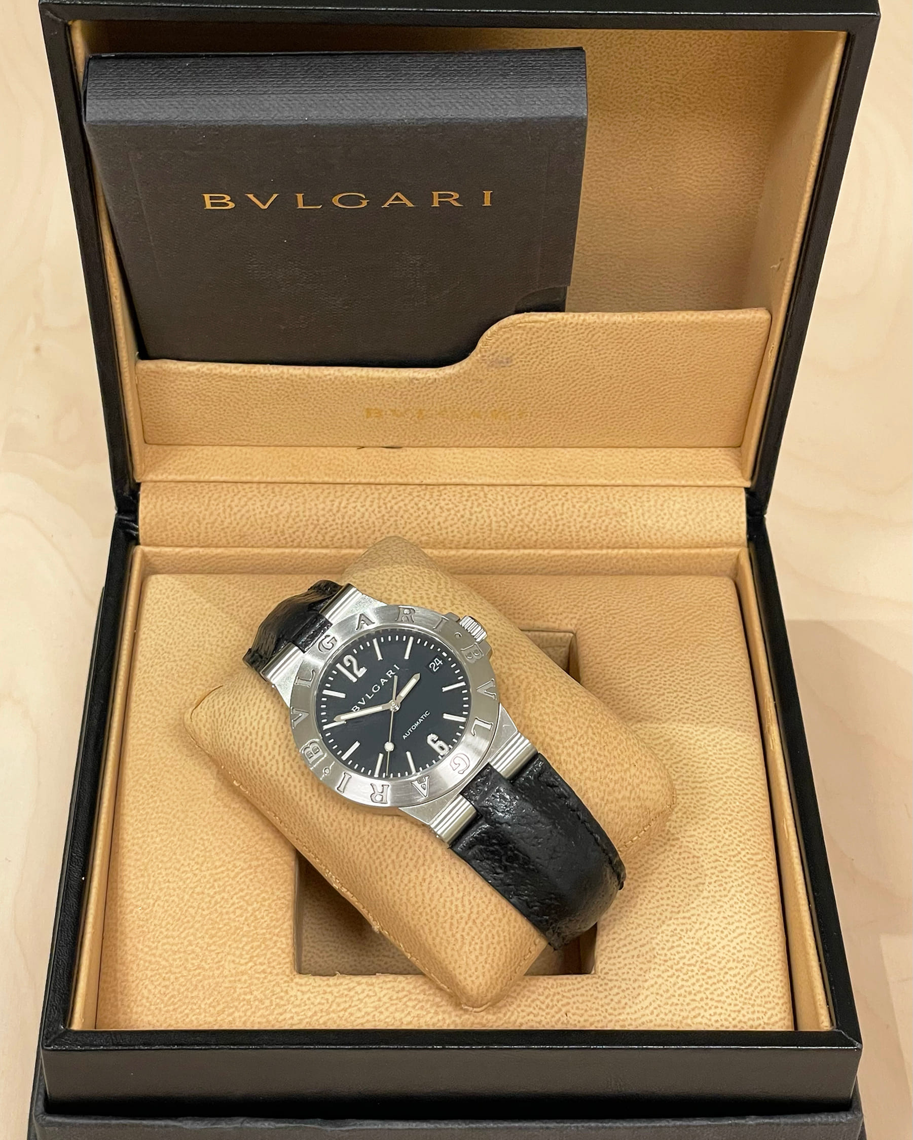 Bulgari diagono automatic 35 mm ref lcv35s-10
