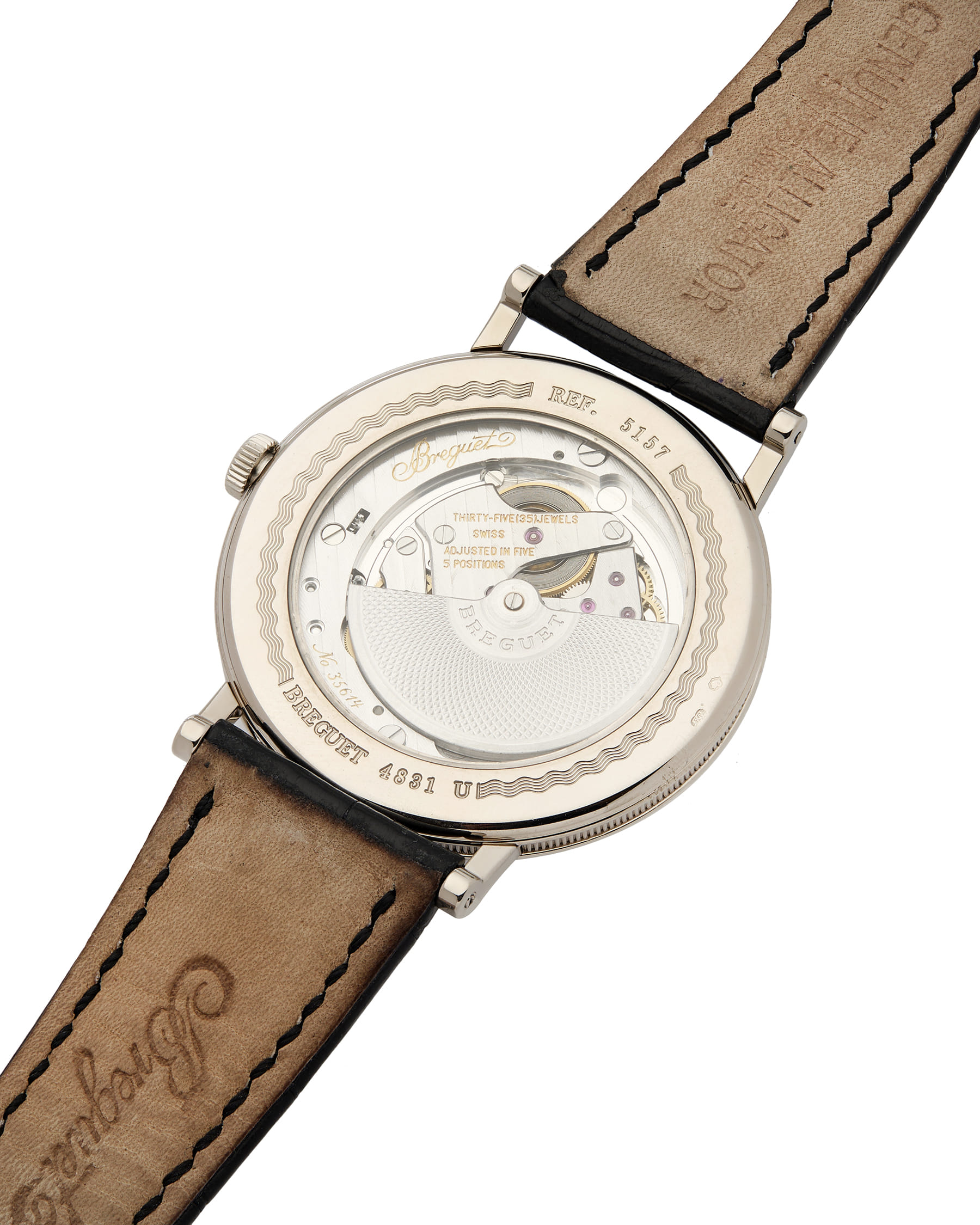 Breguet classique automatic ultra slim white gold ref 5157-5