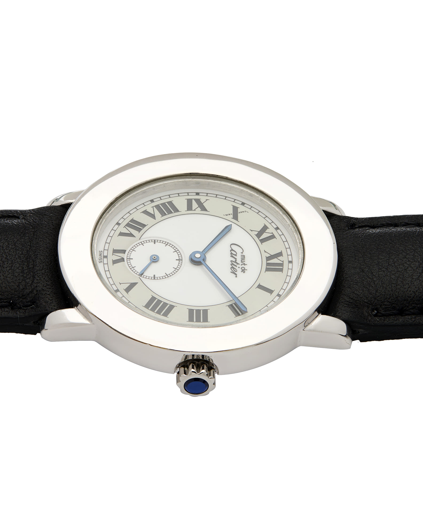 Cartier must de cartier ronde silver 925 ref 1815 1-4