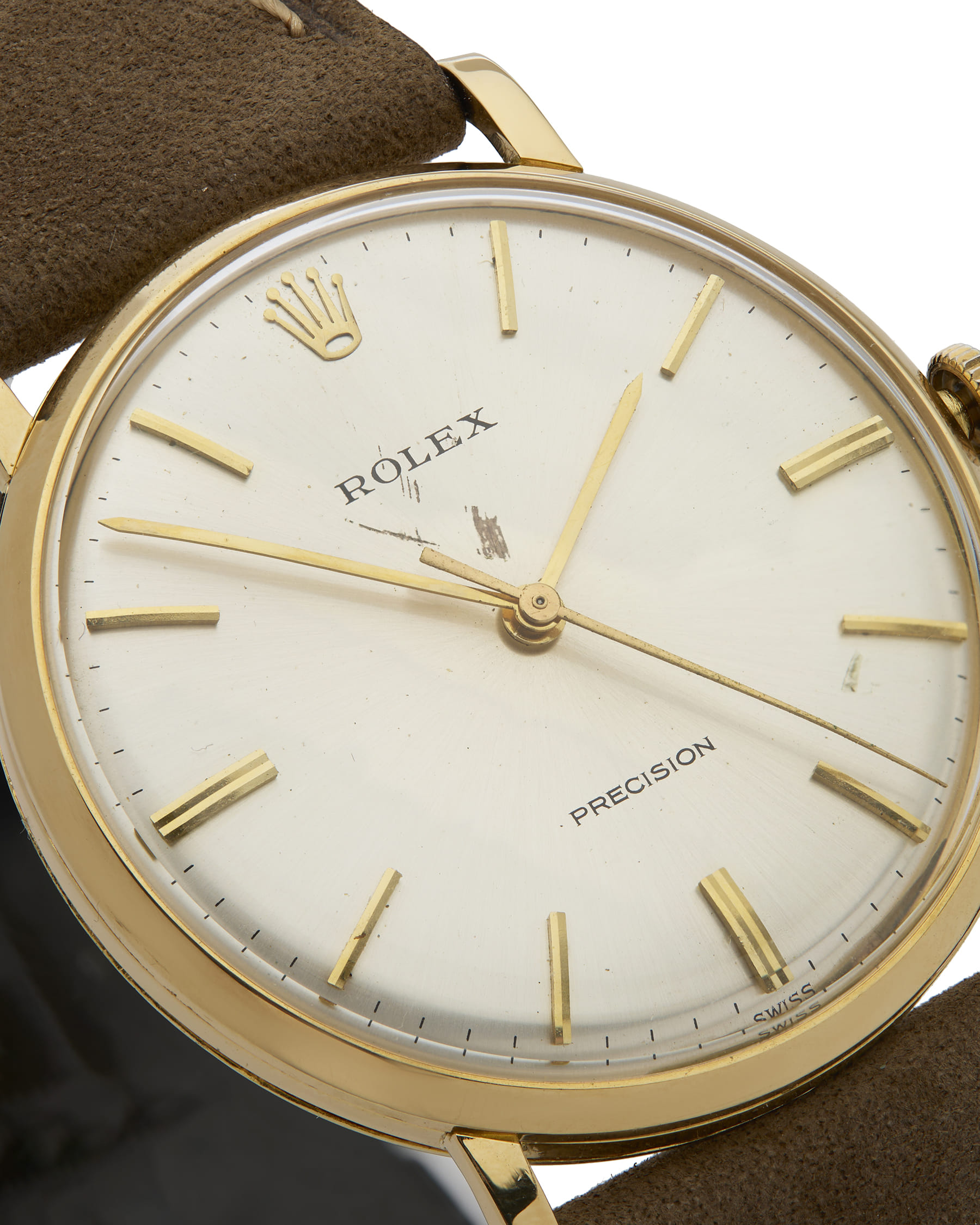 Rolex precision gold 18kt 34 mm ref 9659-2
