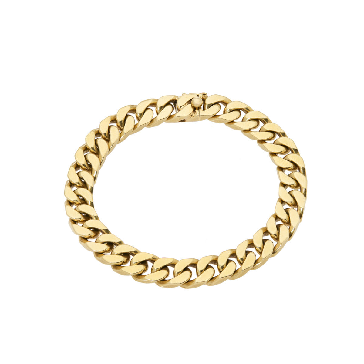 Bracciale bulgari maglia groumette in oro giallo-1