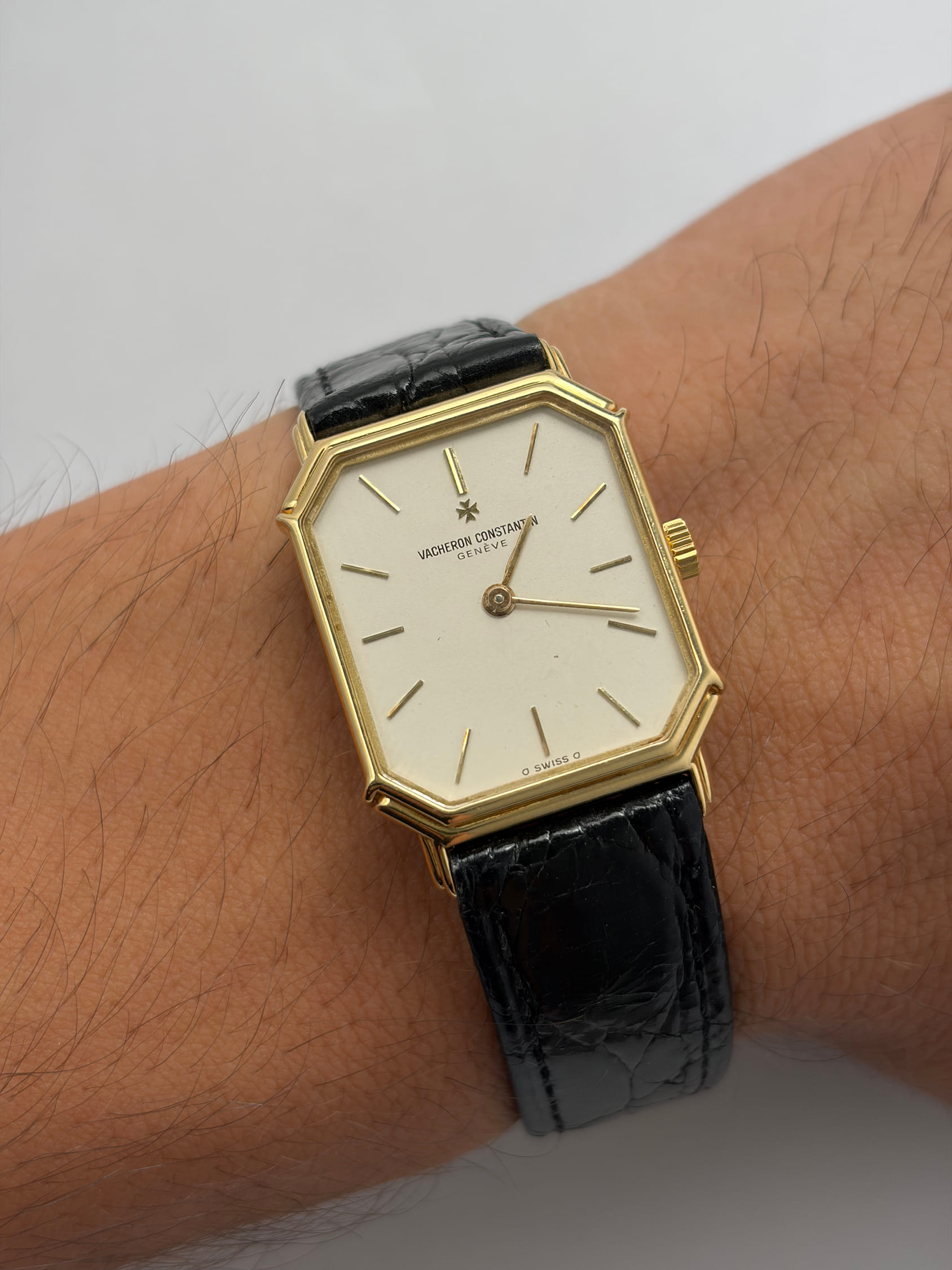 Vacheron constantin tank octagonal oro 18kt ref.39022-9