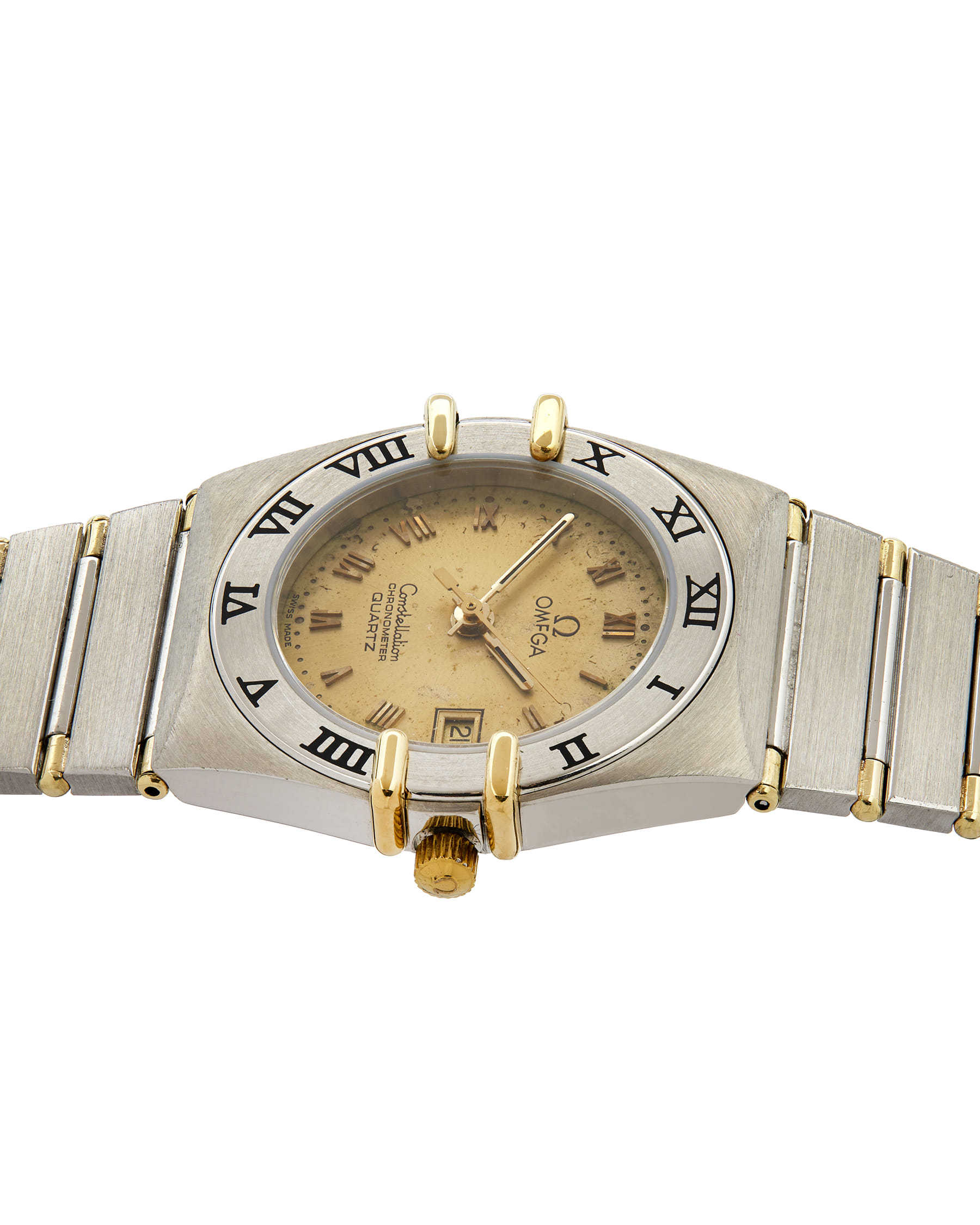 Omega constellation quartz date 26mm ref 598.00003-4