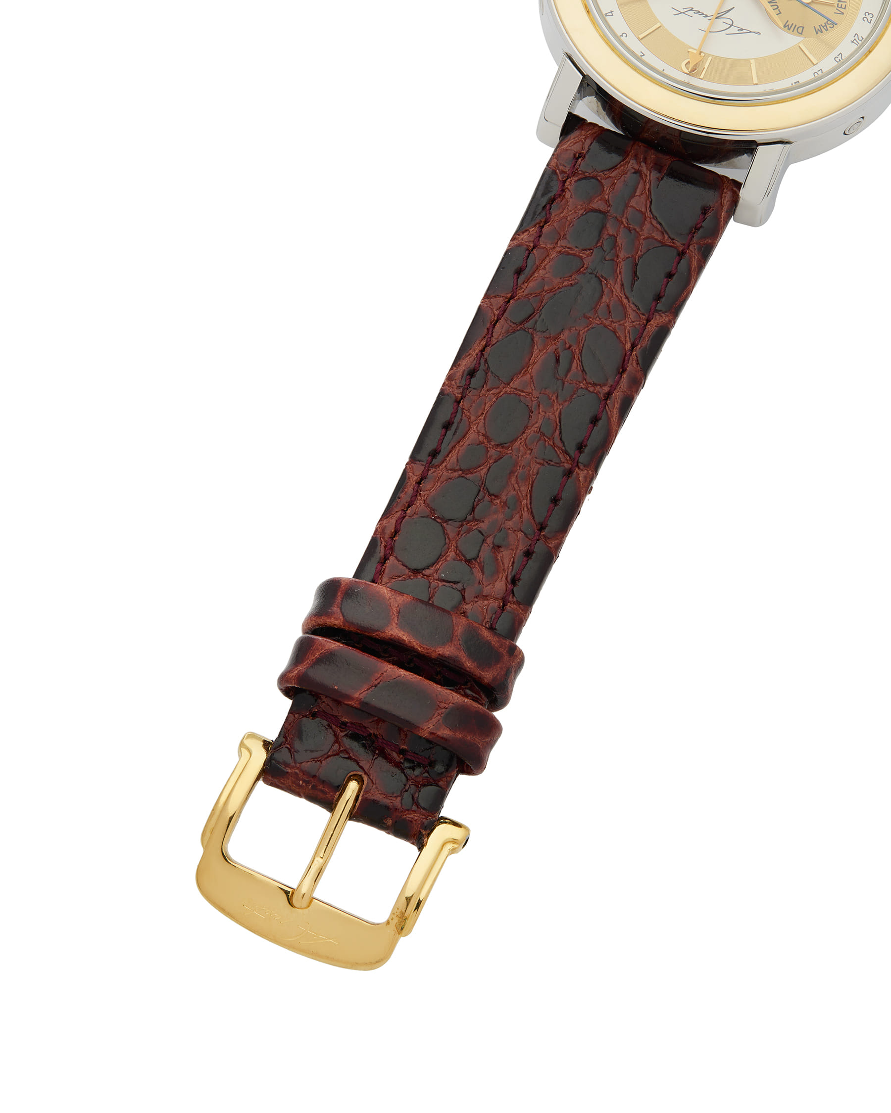 Le guet du temps steel gold automatic gmt ref 2630-6