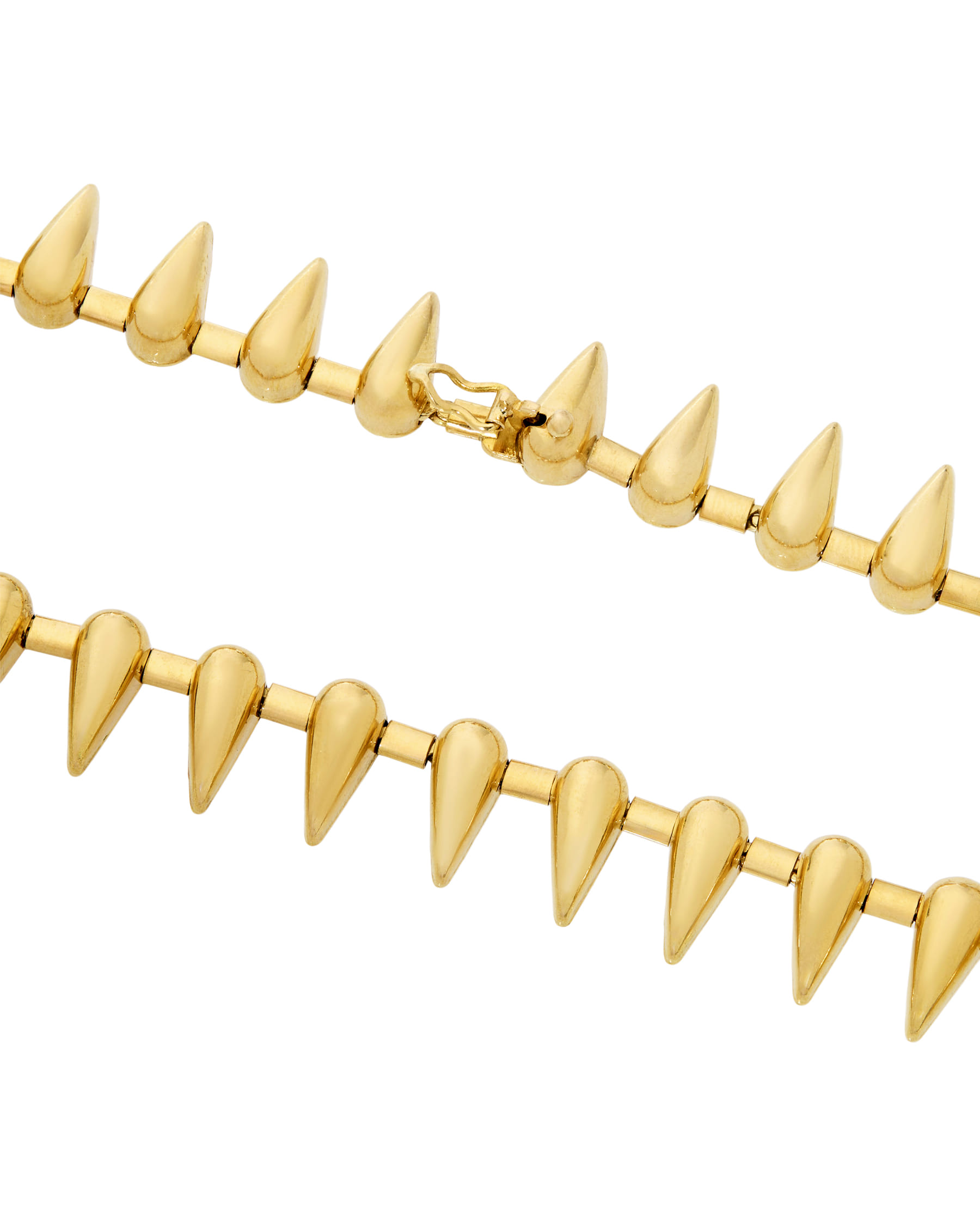 Collana spike in oro giallo 18kt-3