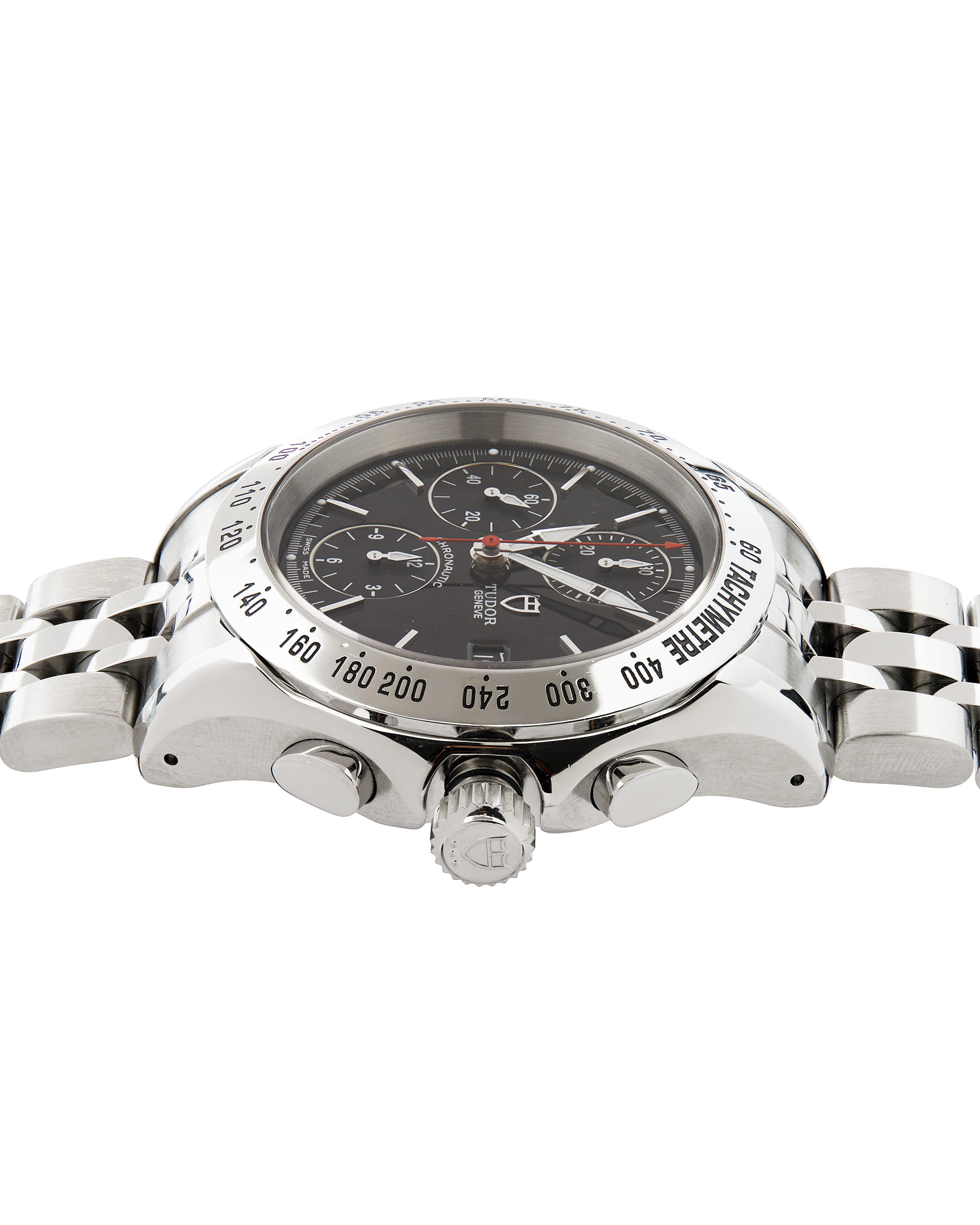 Tudor chronautic chronograph black dial ref. 79380 full set-4