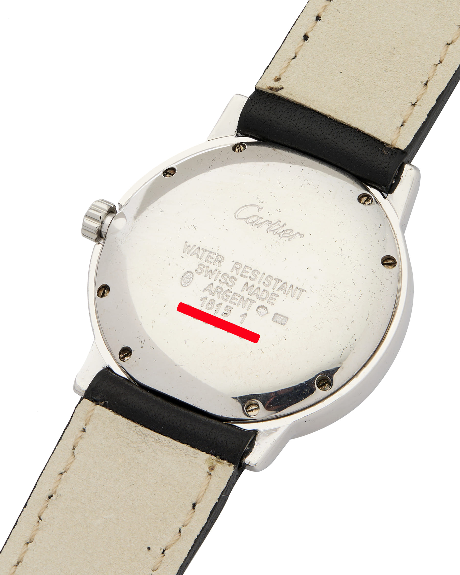 Cartier must de cartier ronde silver 925 ref 1815 1-5