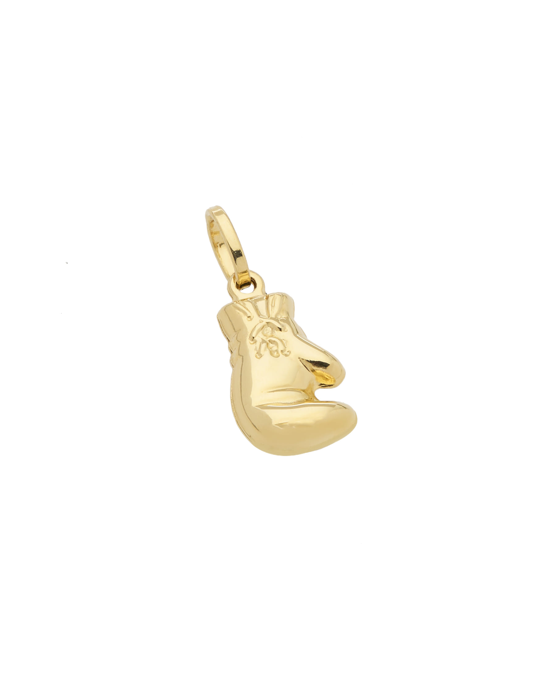 Ciondolo guantone oro giallo 18 kt-2