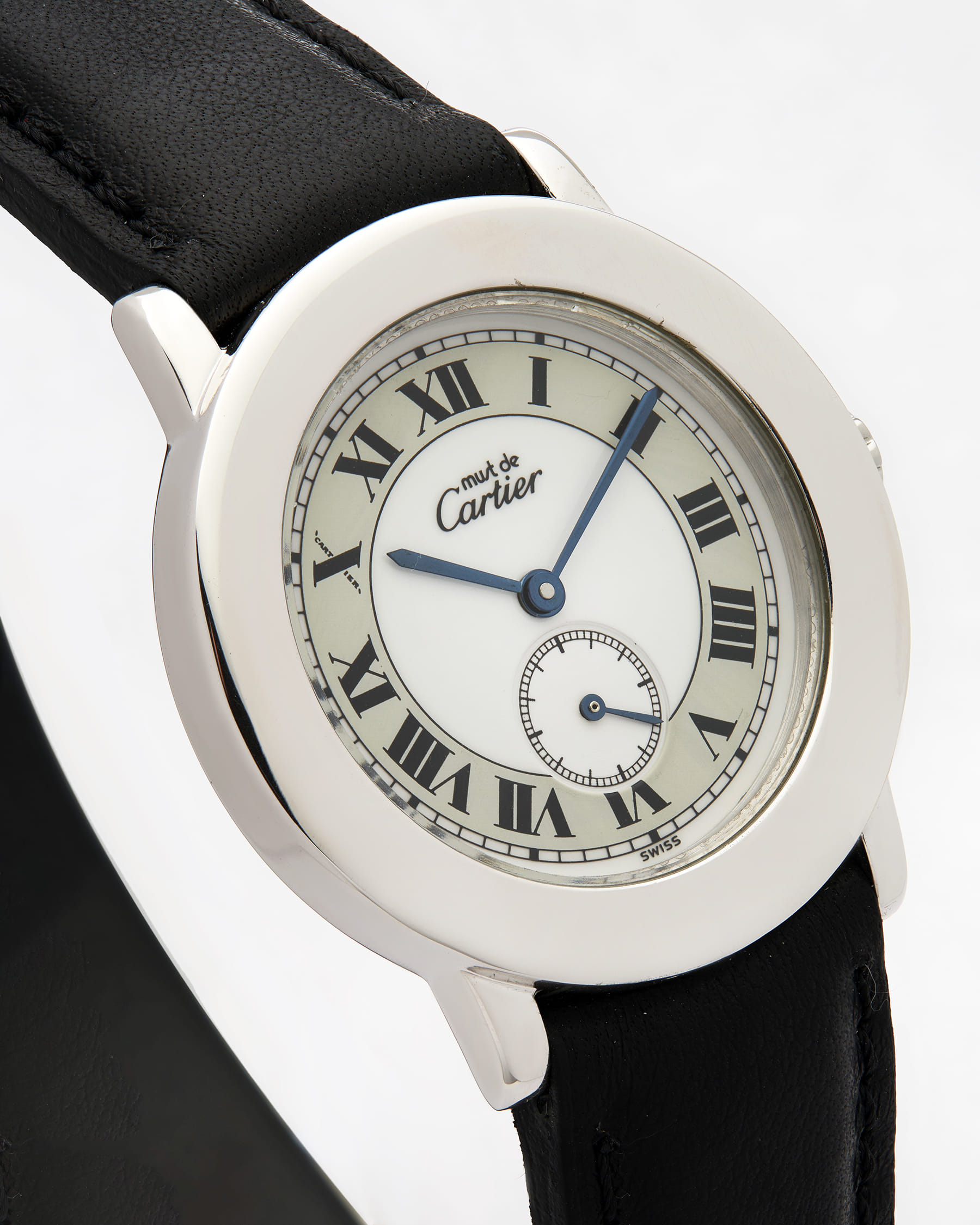 Cartier must de cartier ronde silver 925 ref 1815 1-2