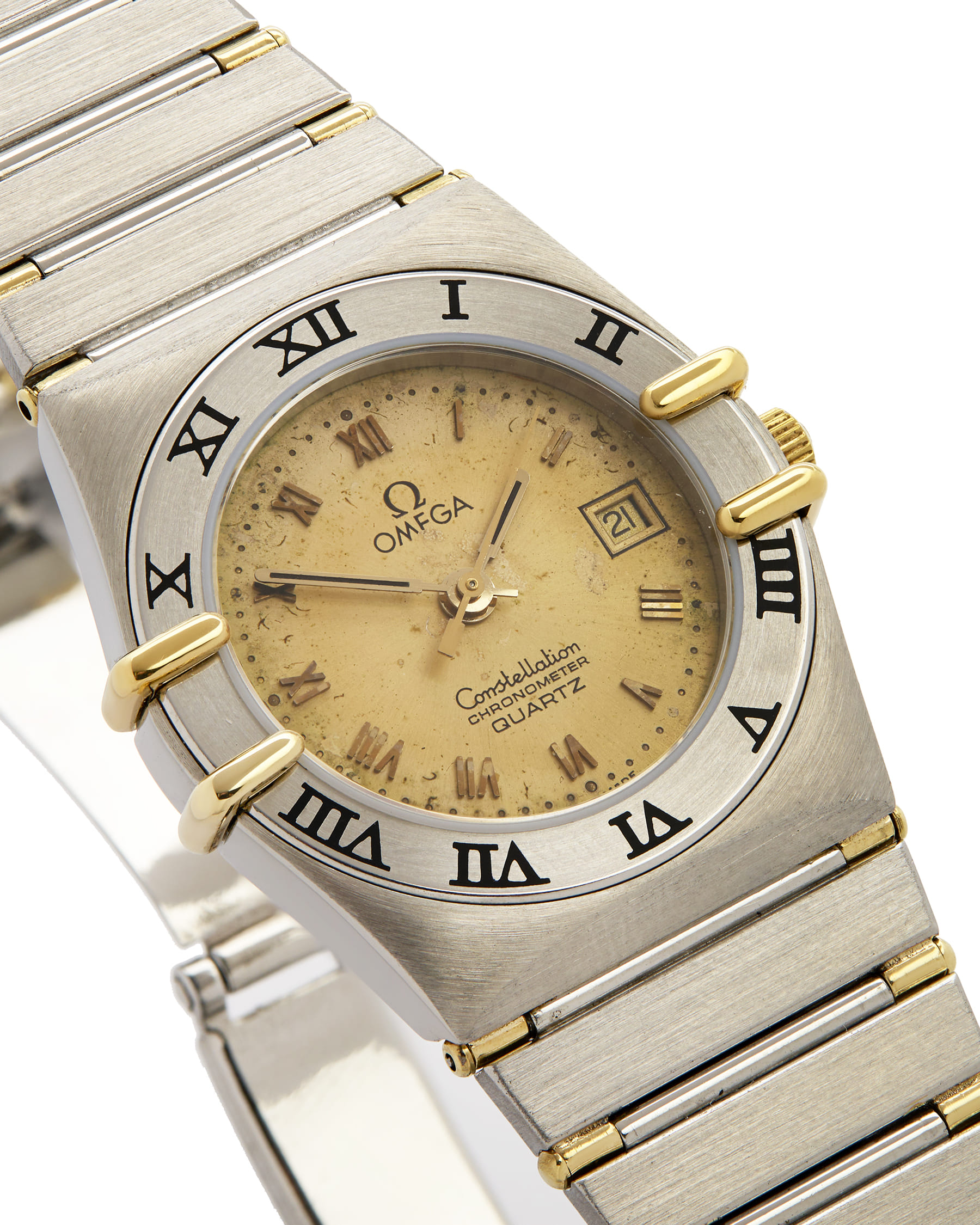 Omega constellation quartz date 26mm ref 598.00003-2