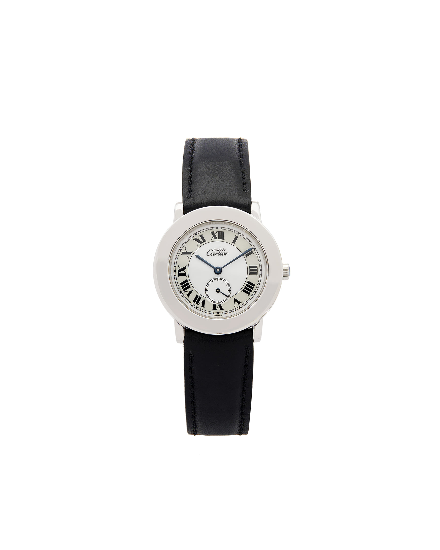 Cartier must de cartier ronde silver 925 ref 1815 1-1