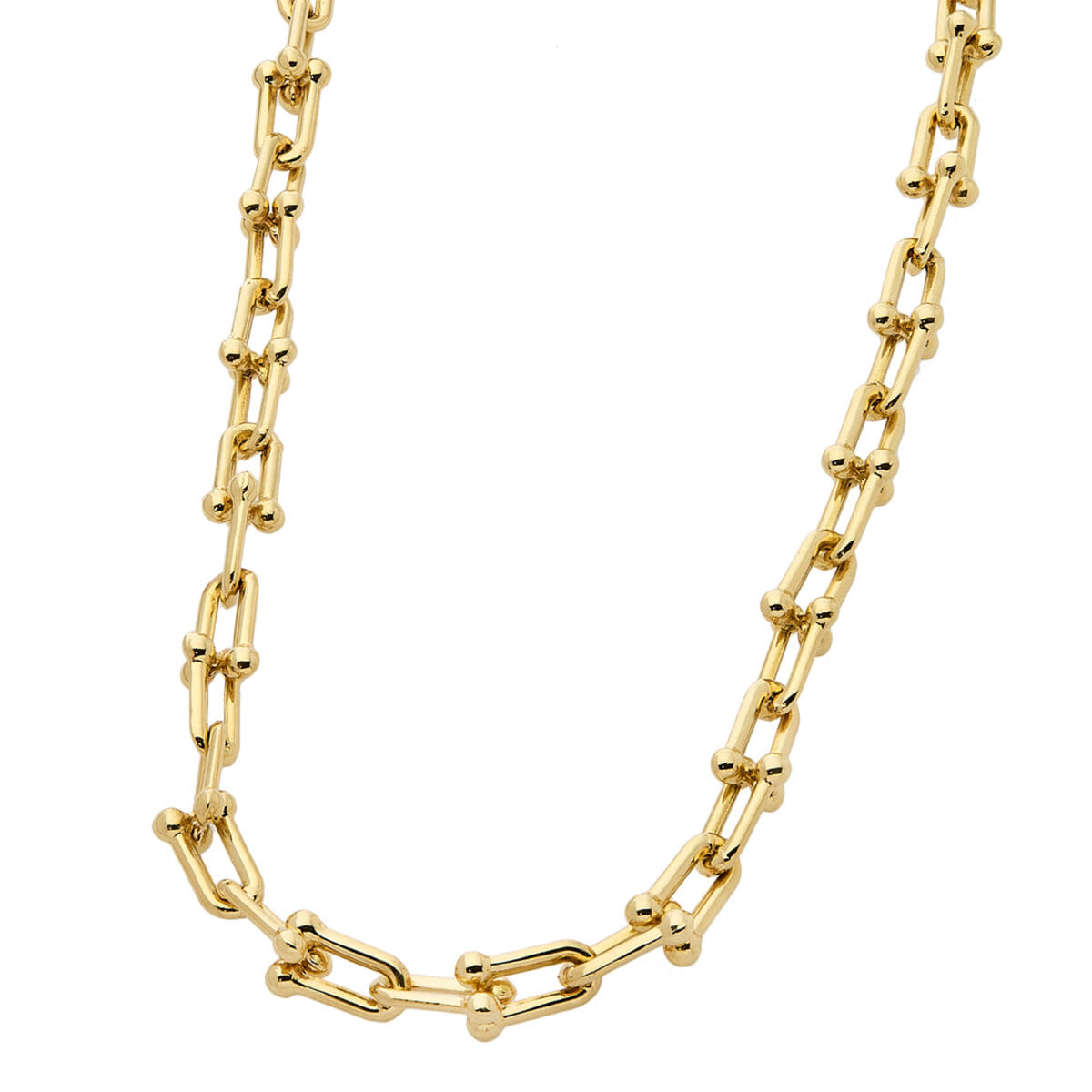 Collana stile tiffany hardwear in oro giallo-1