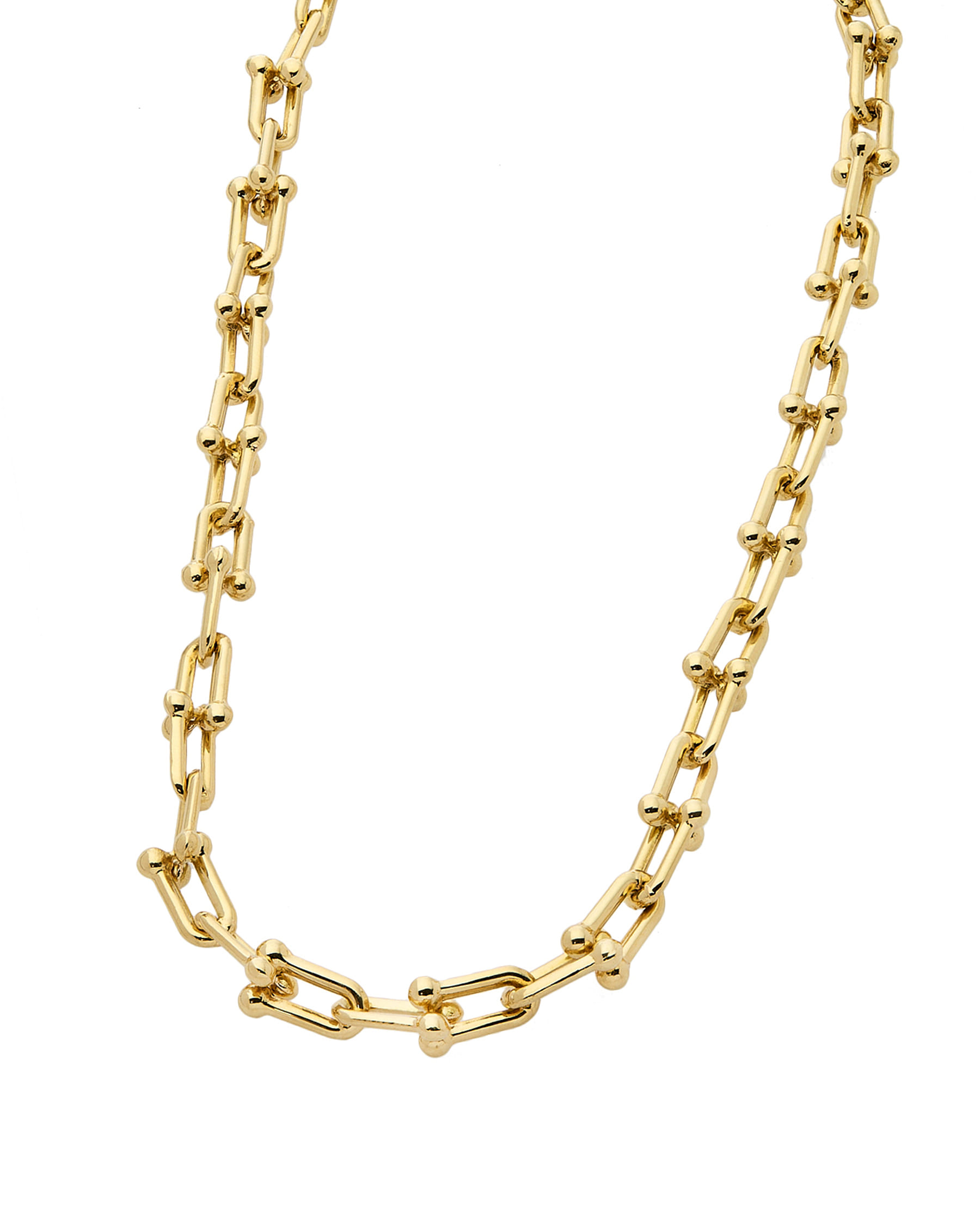 Collana stile tiffany hardwear in oro giallo-1