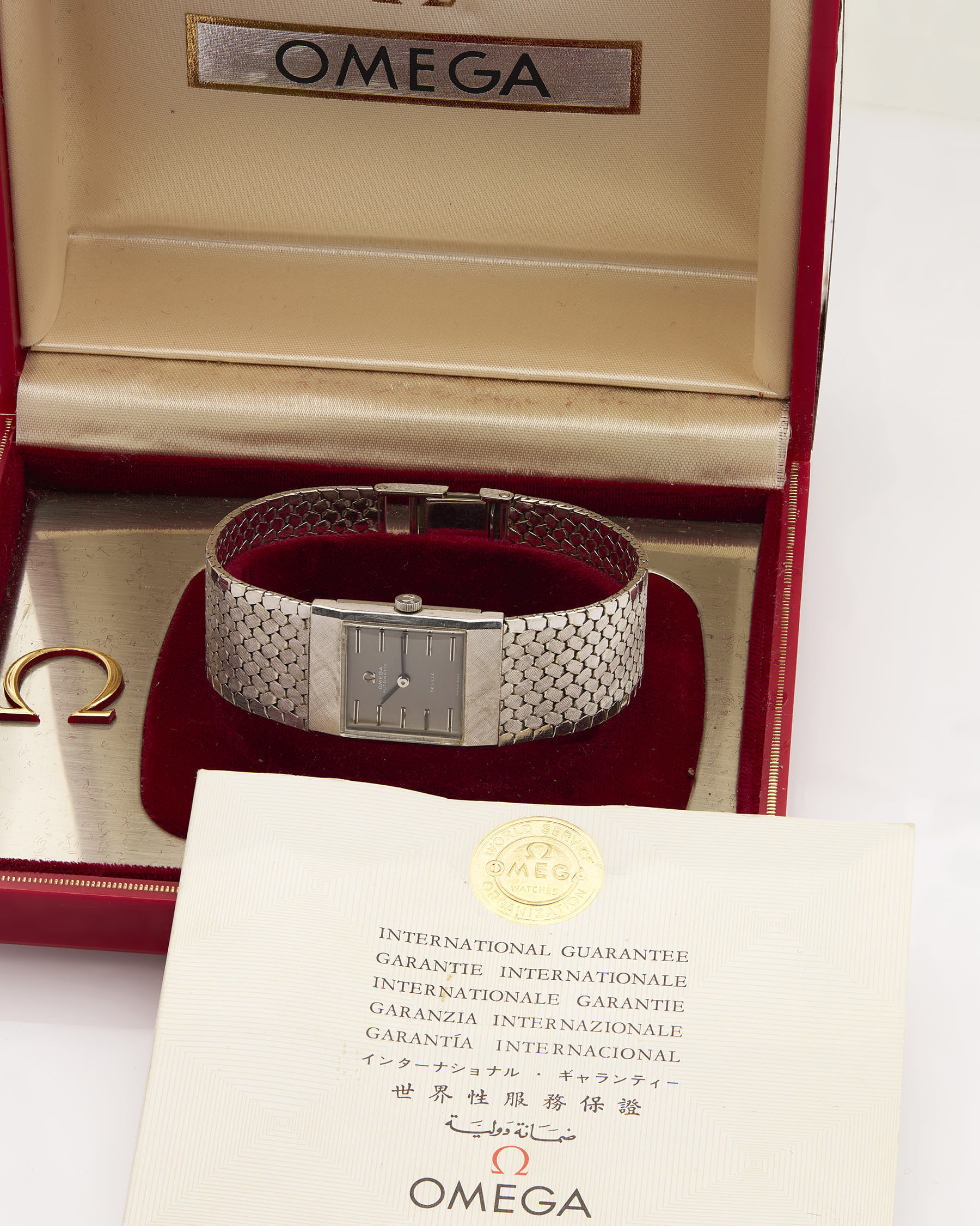 Omega de ville automatic 18kt white gold-6