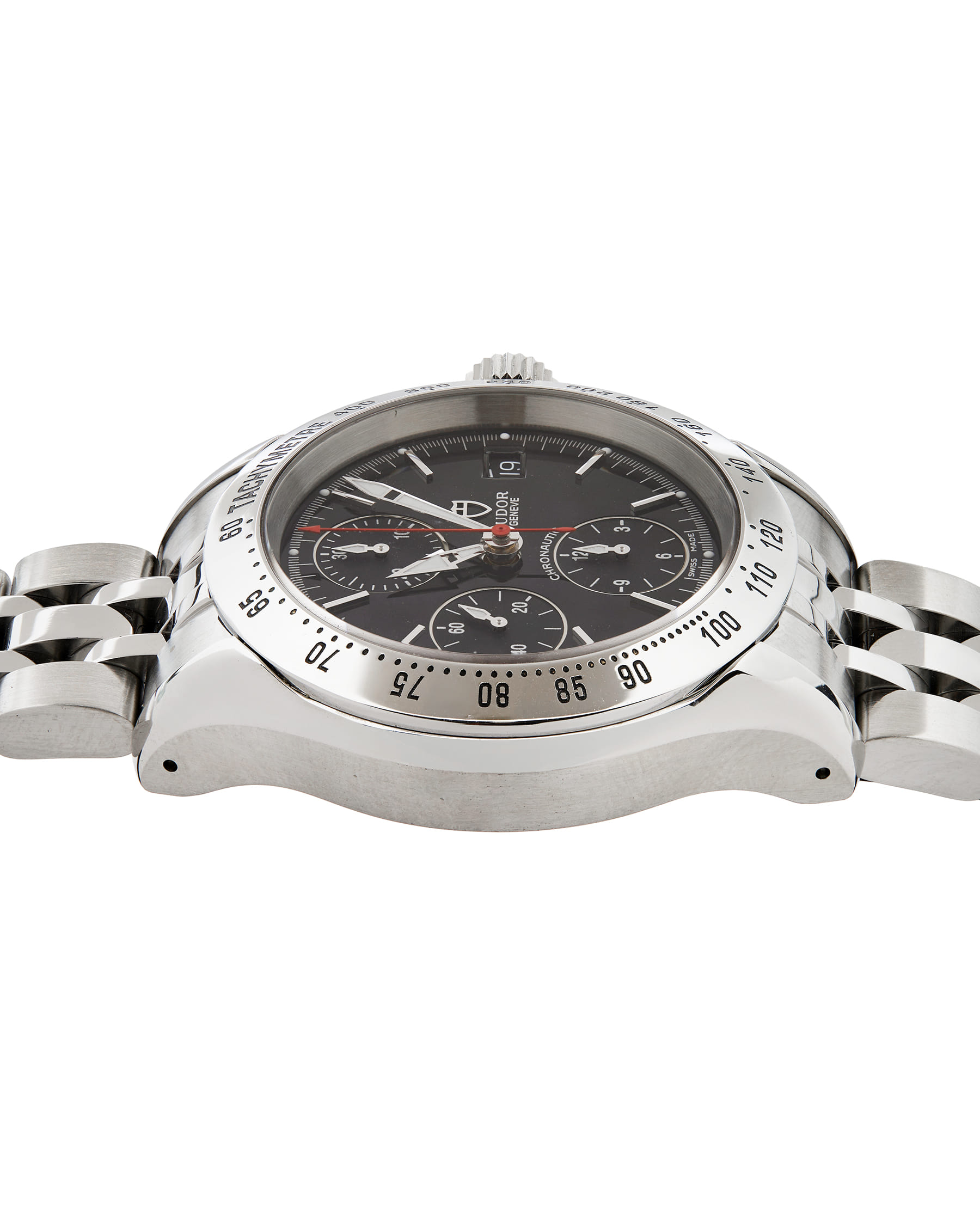 Tudor chronautic chronograph black dial ref. 79380 full set-3