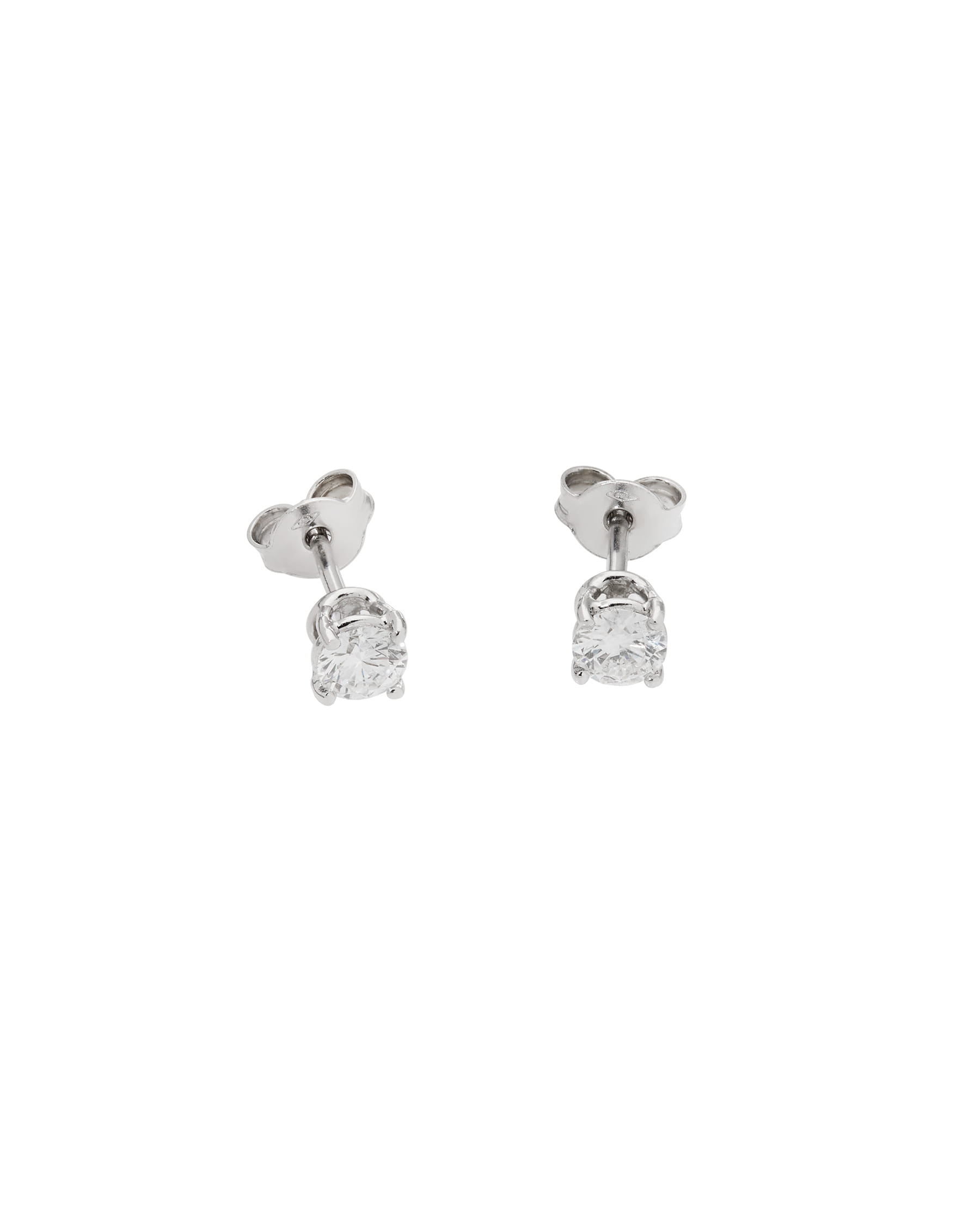 Orecchini punto luce a filo con diamanti 0,66ct-1