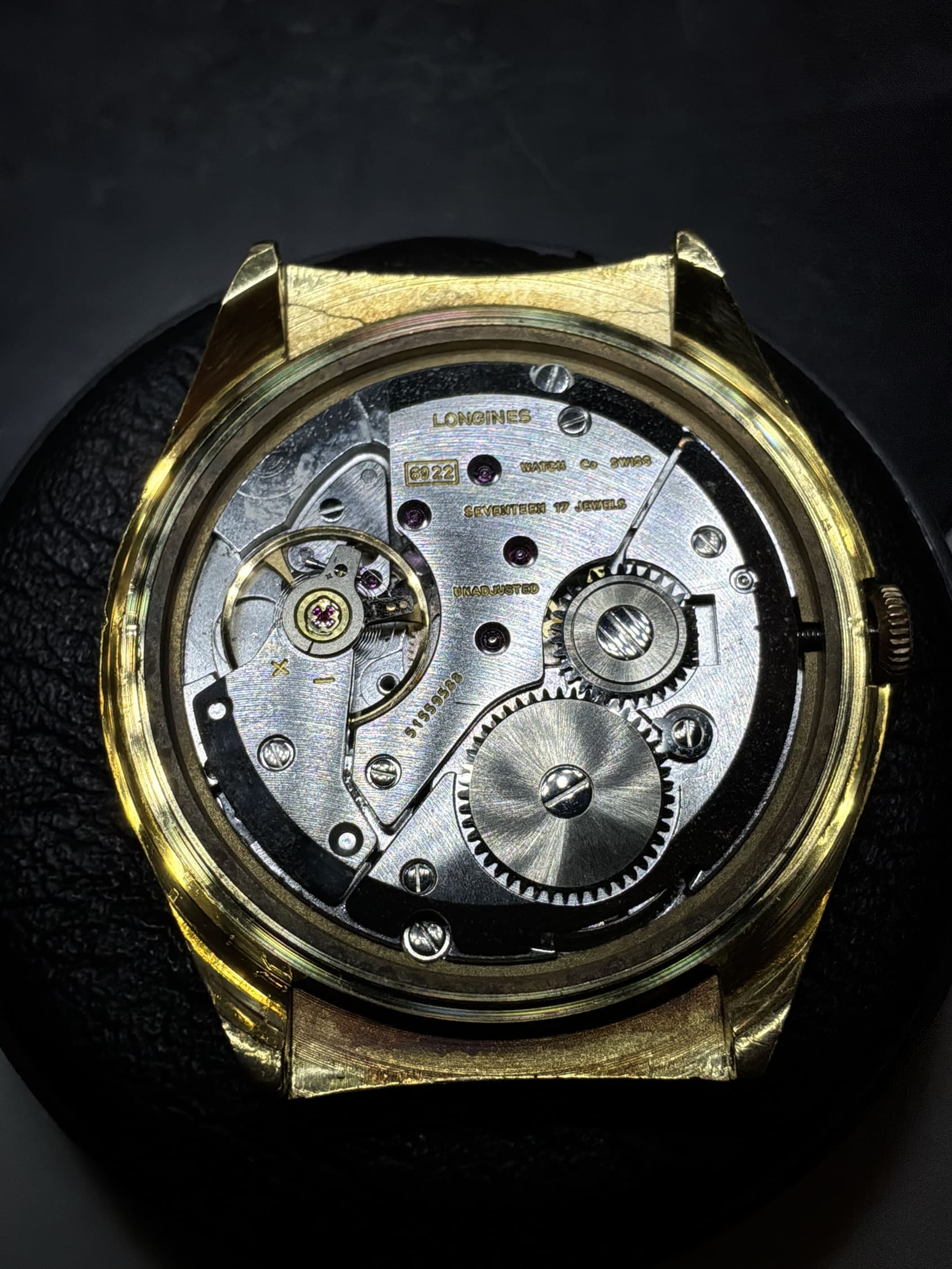 Longines classic vintage 18kt 35mm cal 6922-7