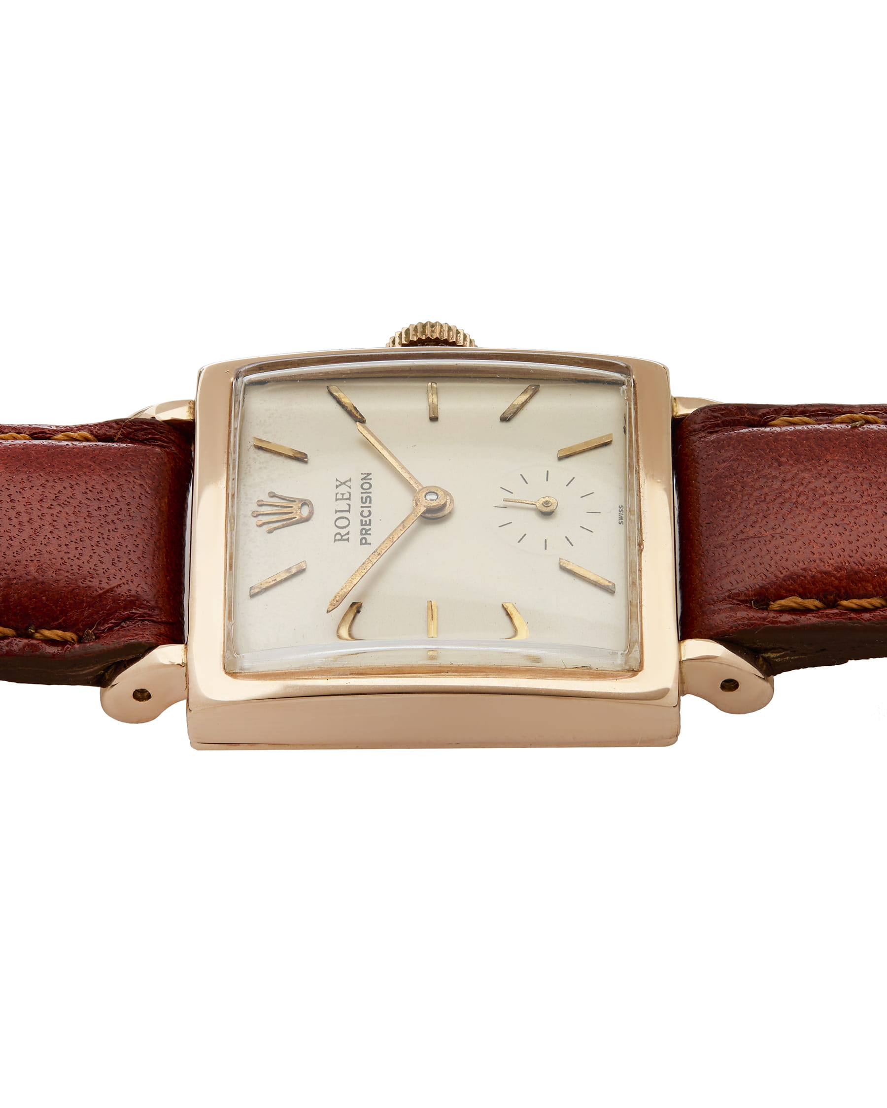Rolex precision square vintage rose gold 14kt ref 4470-3