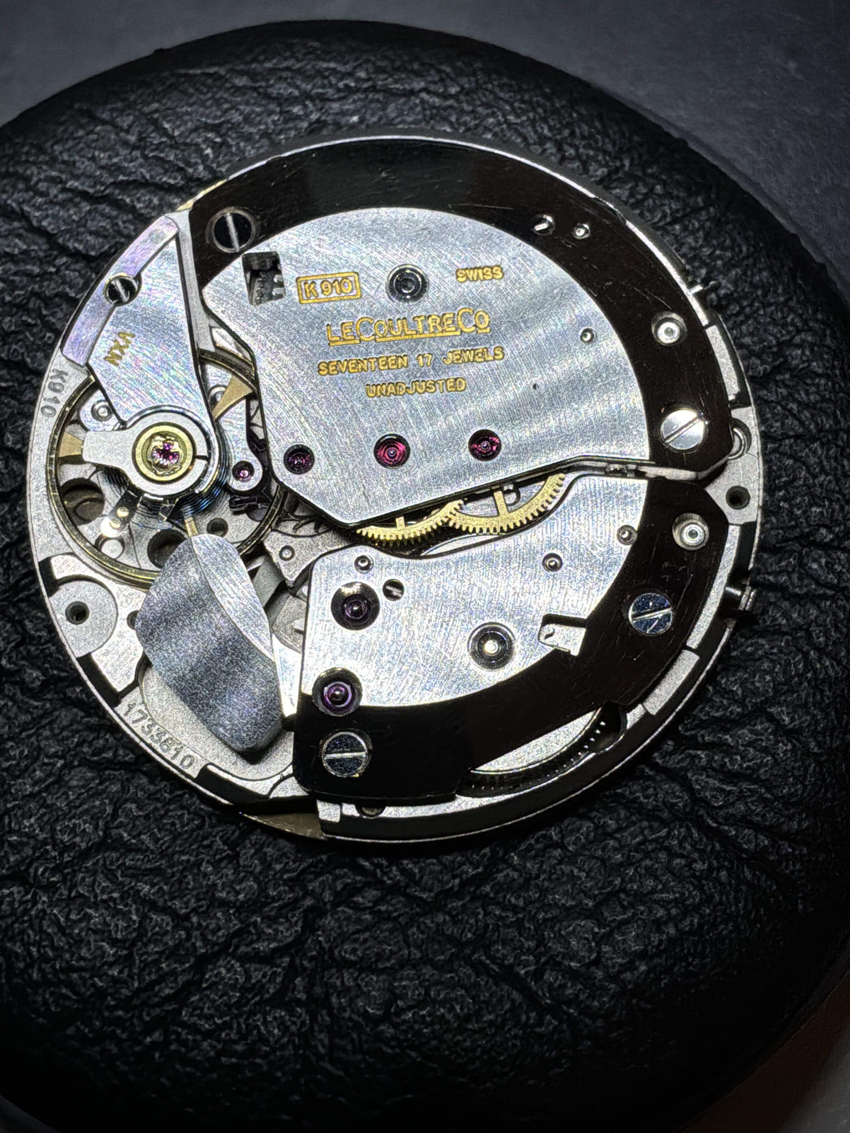 Lecoultre memovox date calibre k911 case 10k gold filled-7