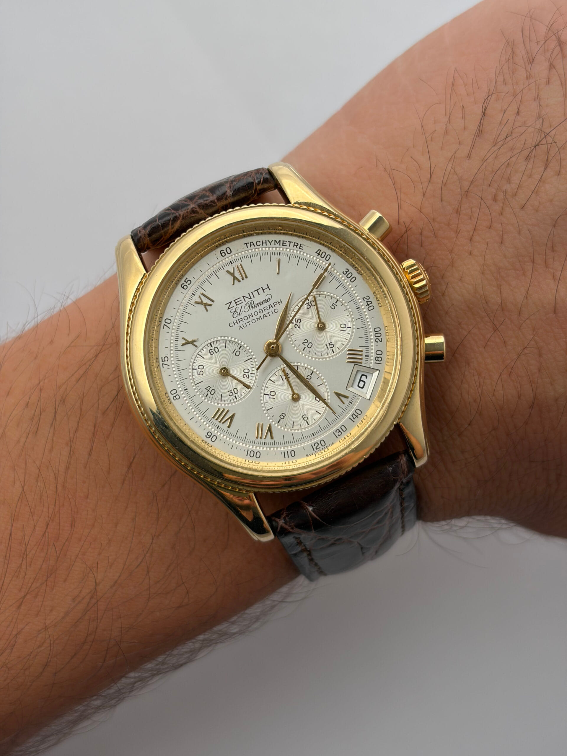 Zenith el primero chronograph oro 18kt ref 06210400-9