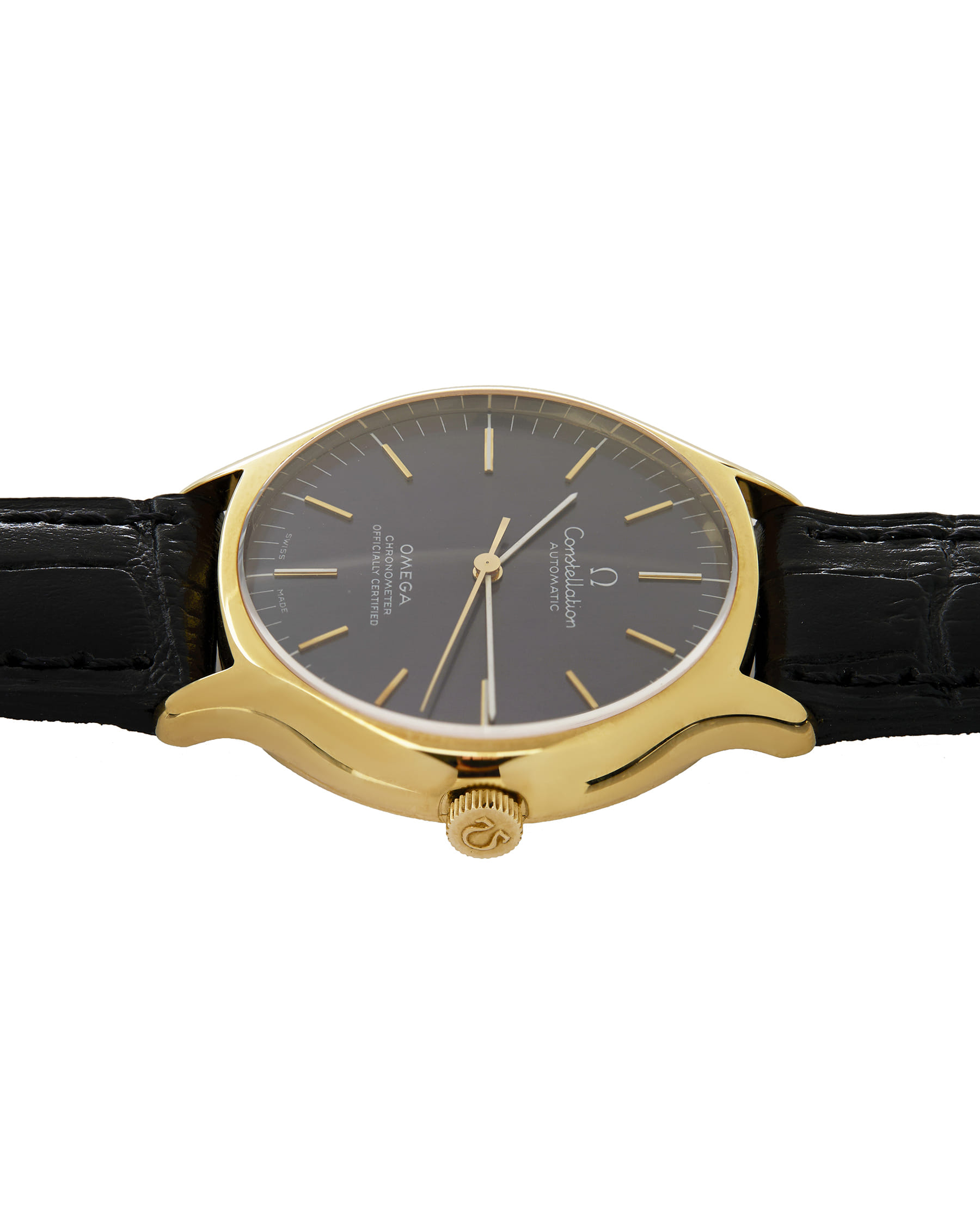 Omega constellation automatic ref 163.002 gold 18k-4