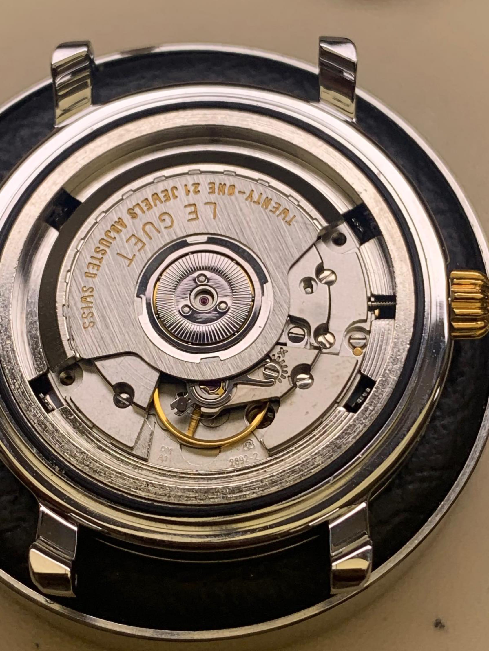 Le guet du temps steel gold automatic gmt ref 2630-8
