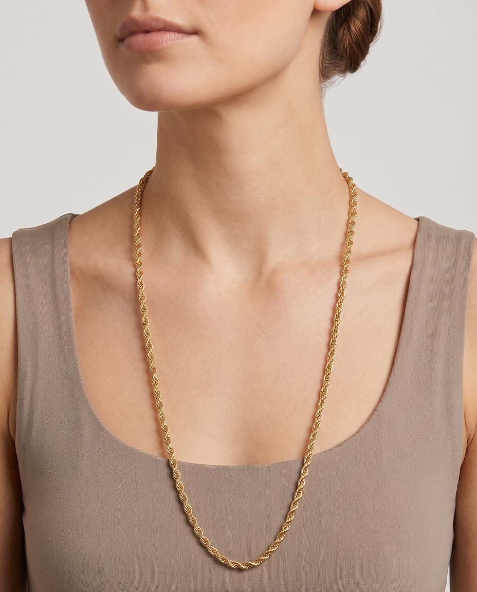Collana torchon in oro giallo 18 kt-3