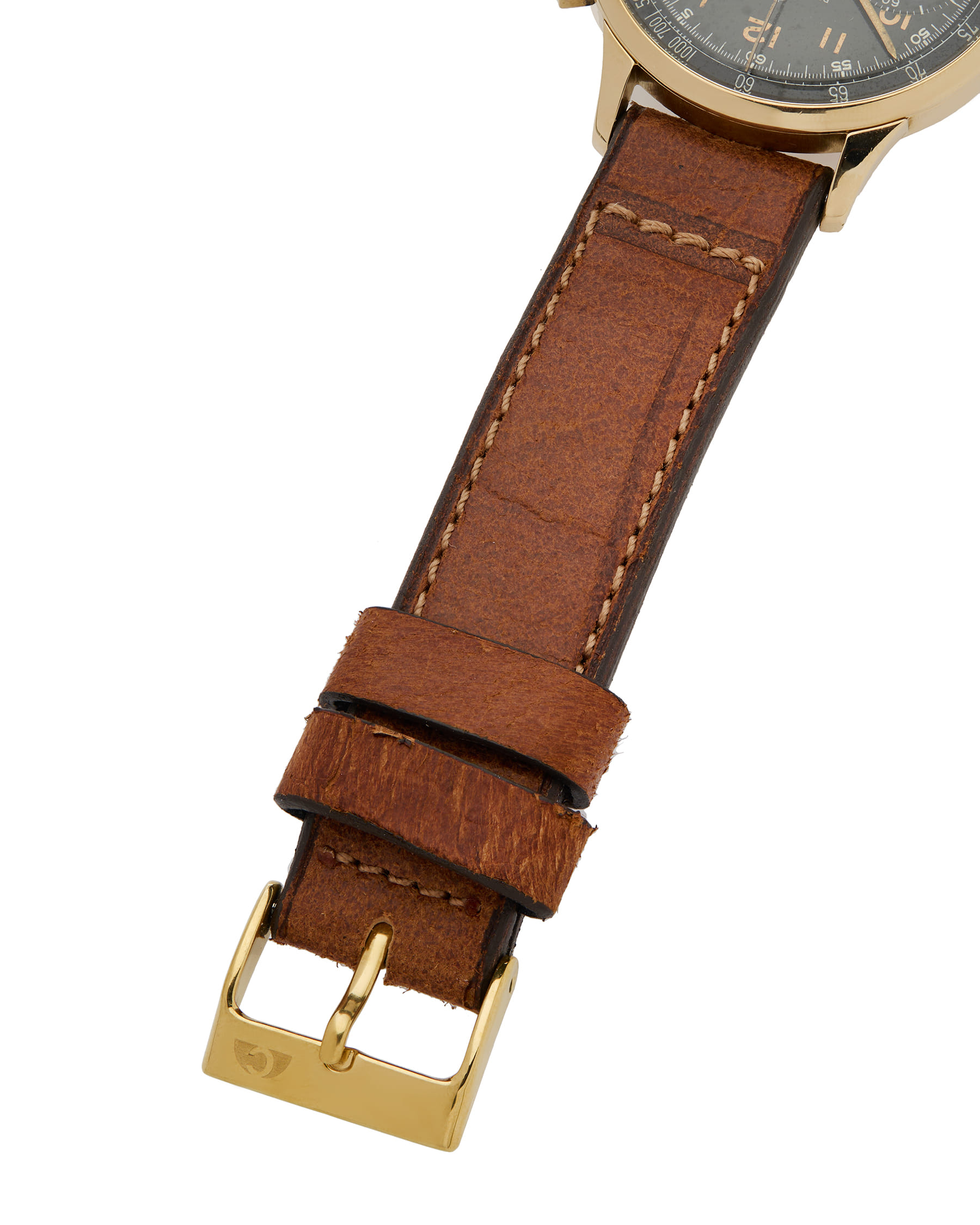Baume & mercier chronograph vintage oro 18kt cal l 148-6