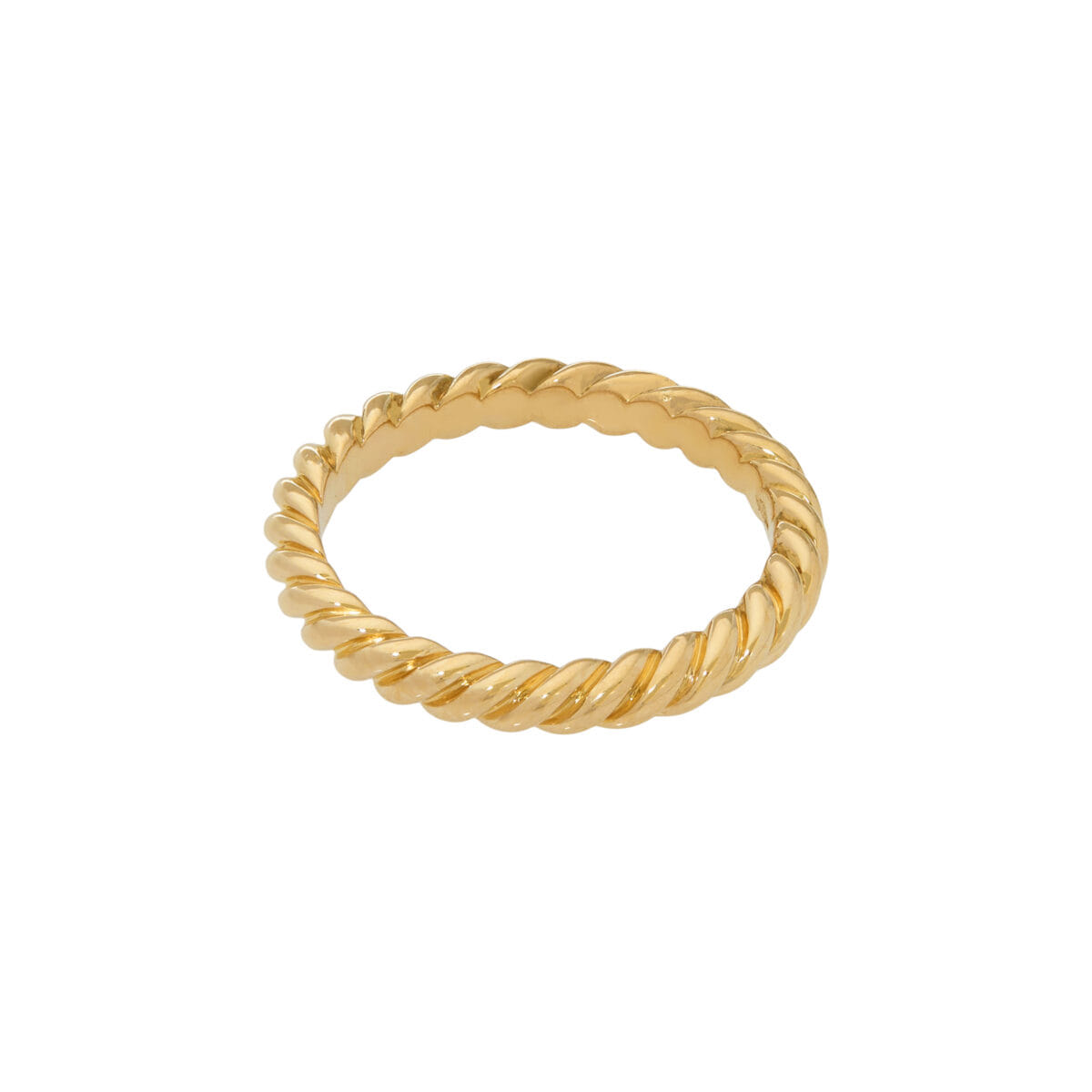 Fede intrecciata in oro rosso-1