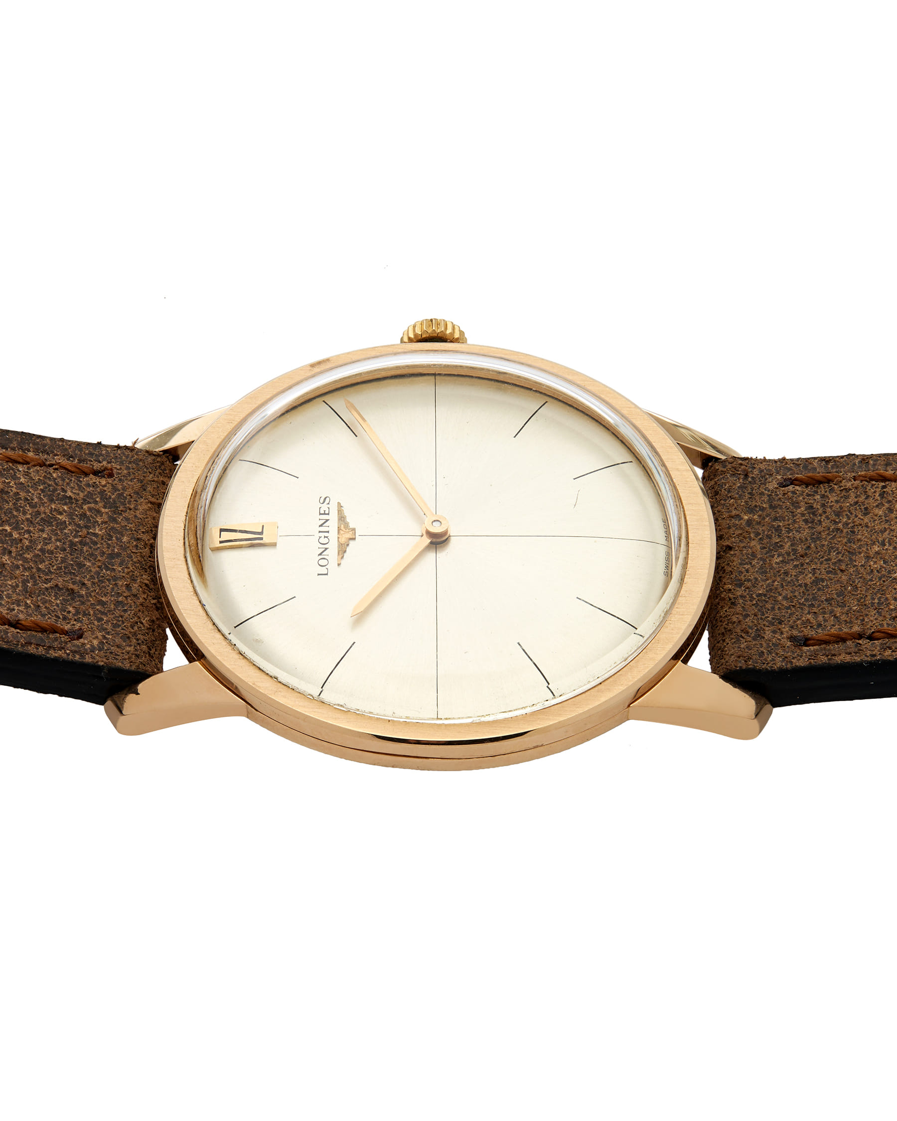 Longines calatrava classic vintage pink gold ref 7323-3