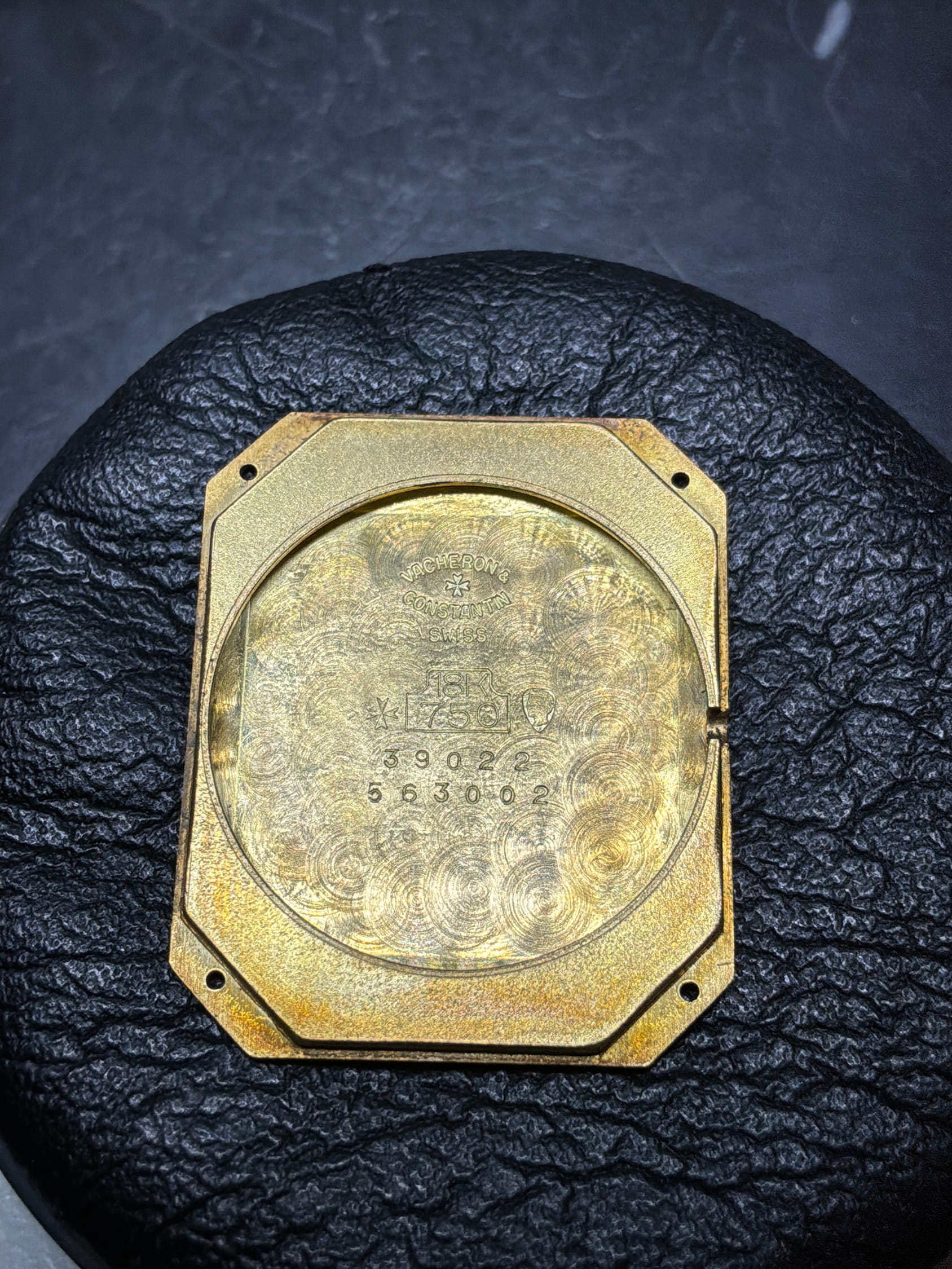 Vacheron constantin tank octagonal oro 18kt ref.39022-8