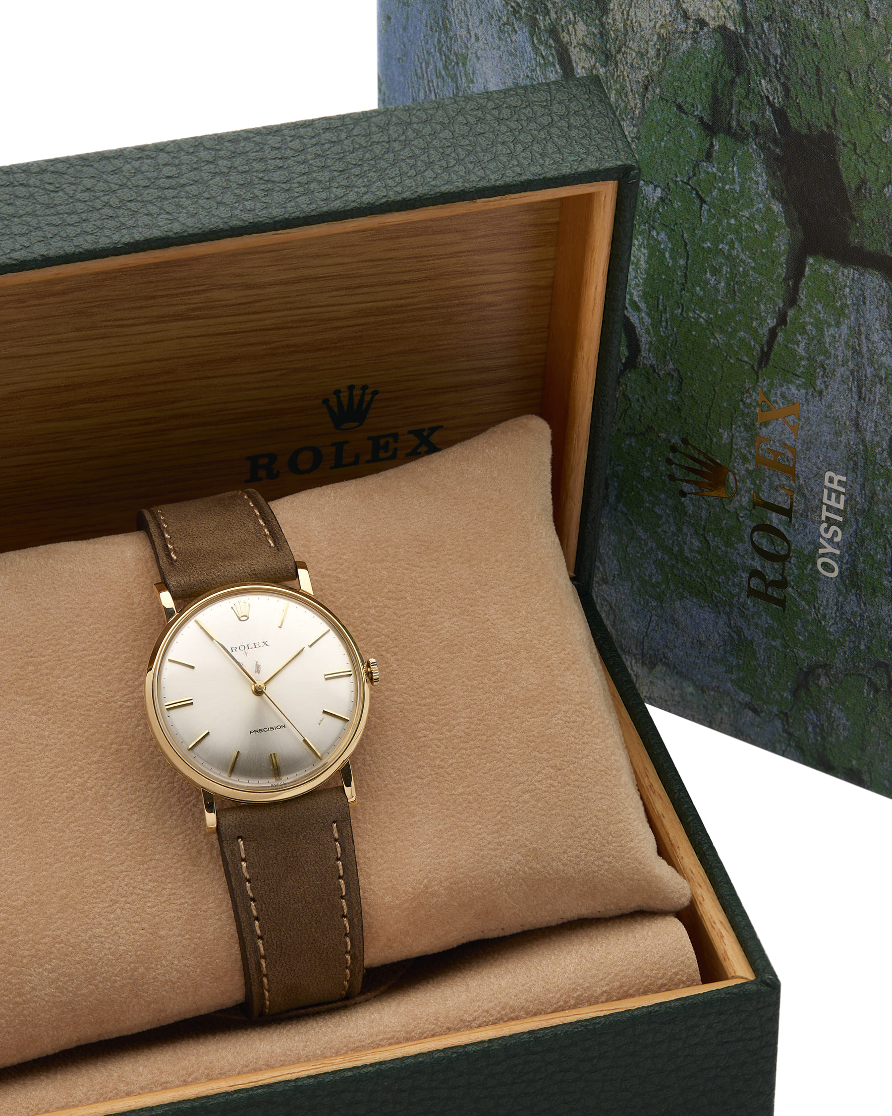 Rolex precision gold 18kt 34 mm ref 9659-7