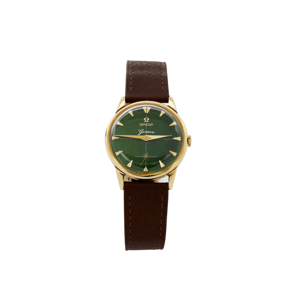 Omega genève gold 9kt 34 mm cal 267-1