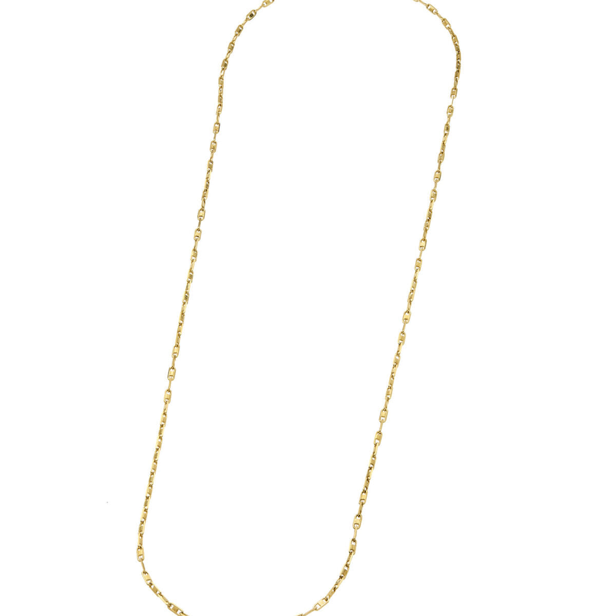 Catenina maglia marinara mini in oro giallo-1