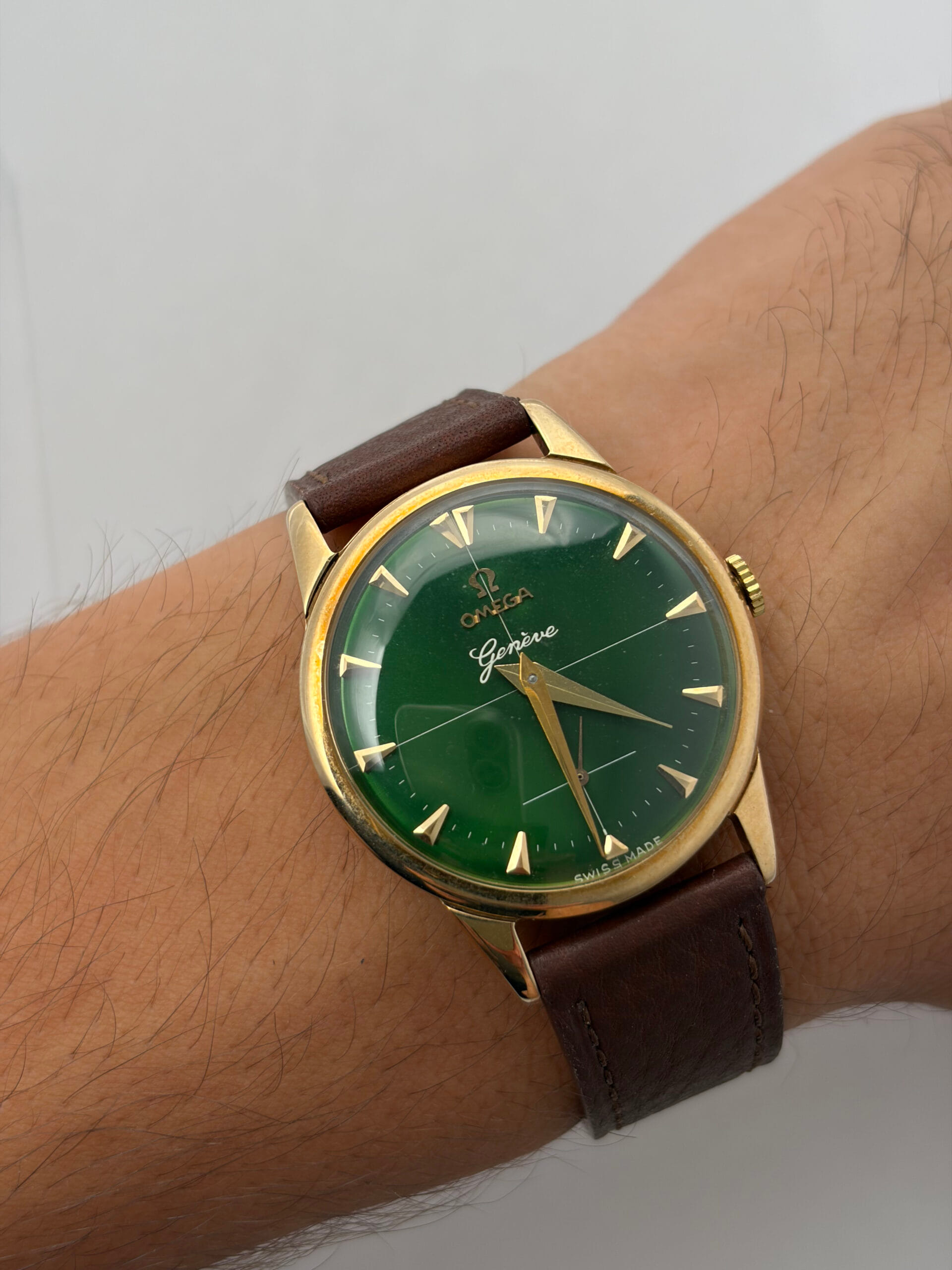 Omega genève gold 9kt 34 mm cal 267-9