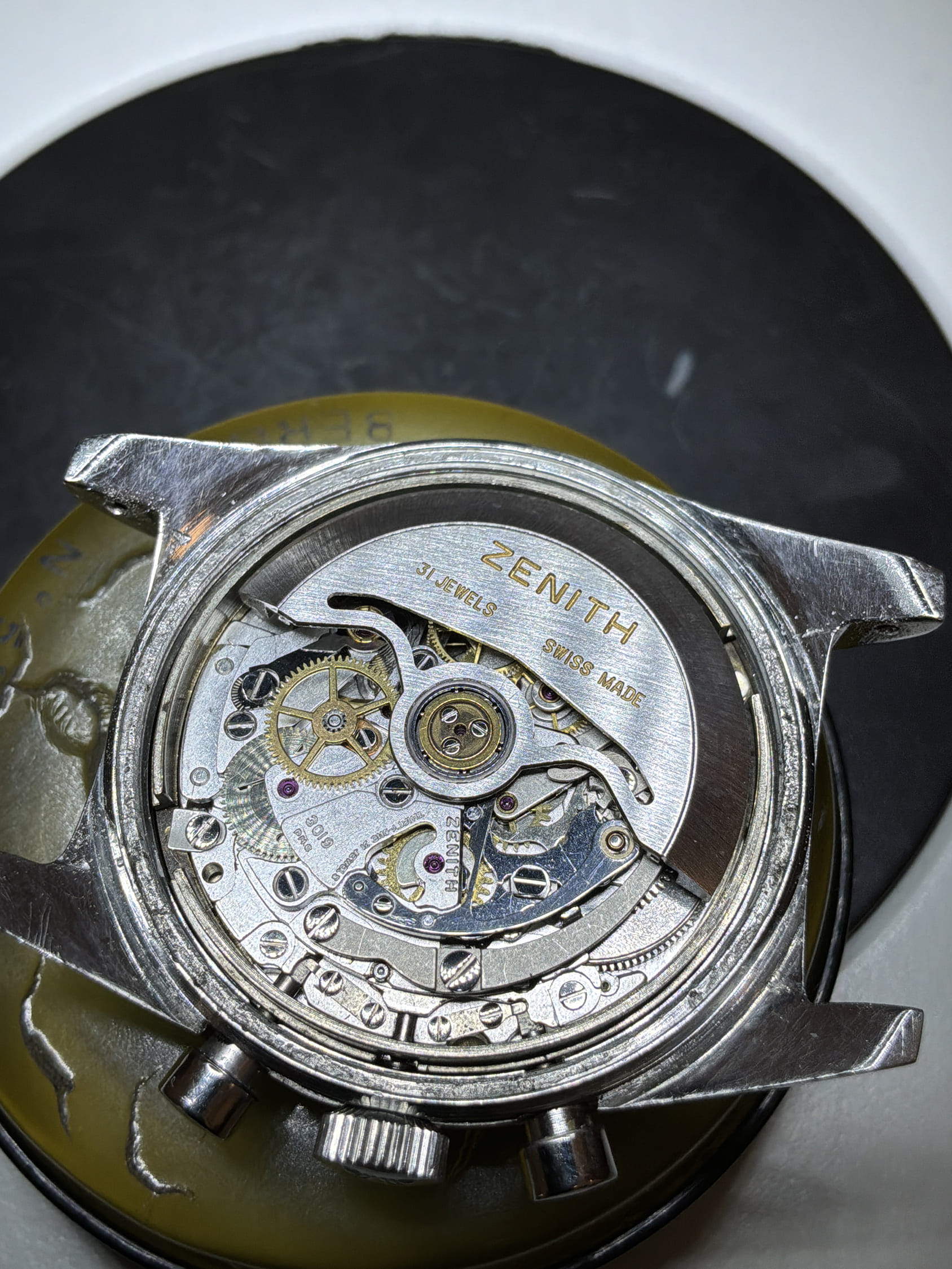 Zenith el primero a384 tropic brown dial rcal 3019 gay frères bracelet-8