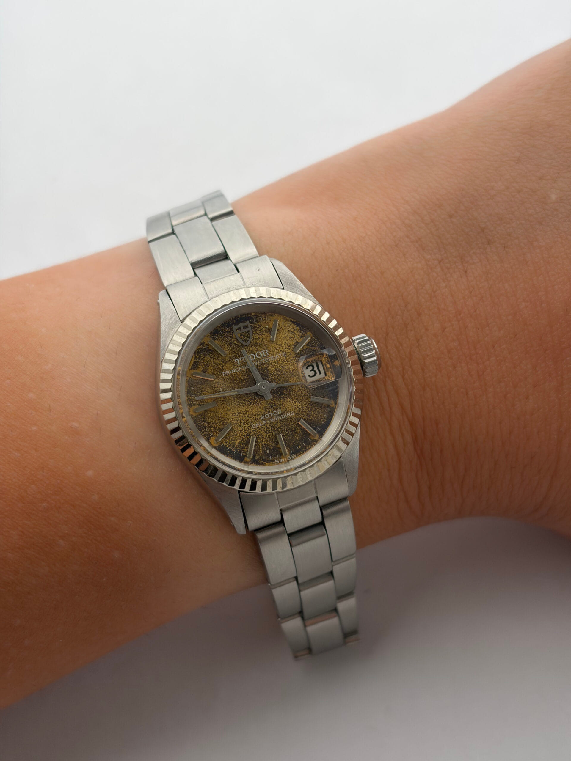 Tudor lady princess oysterdate 24 mm ref 7602/4-7