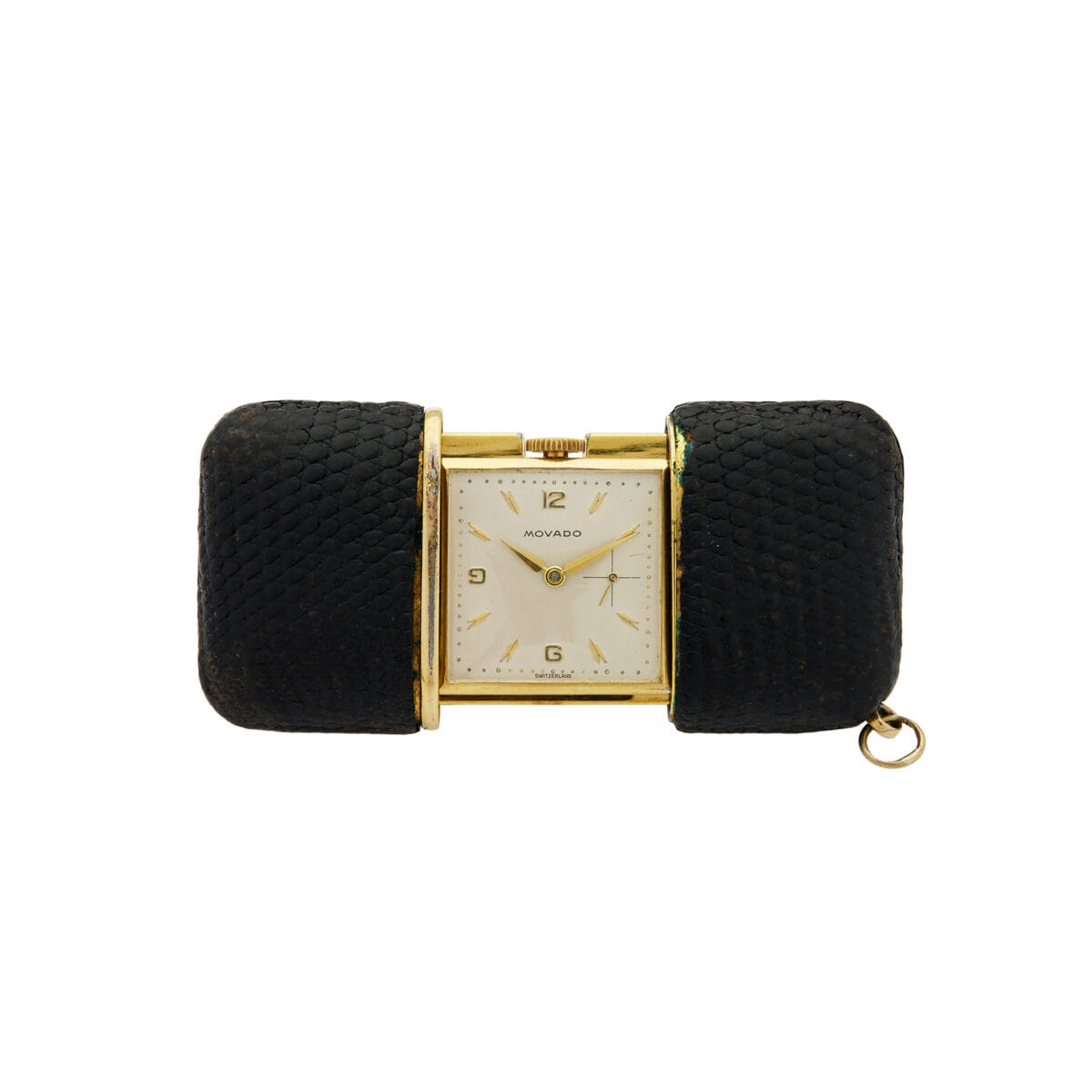 Movado ermeto travel clock vintage-1