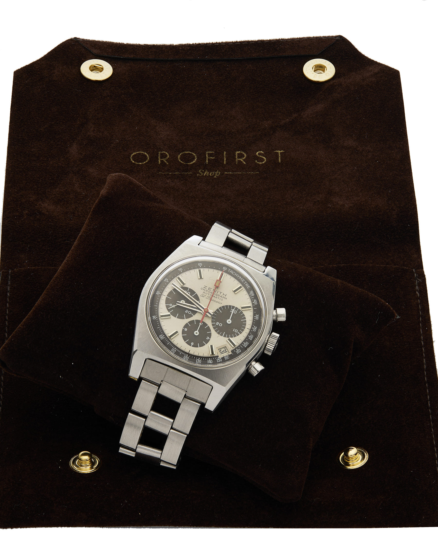 Zenith el primero a384 tropic brown dial rcal 3019 gay frères bracelet-6