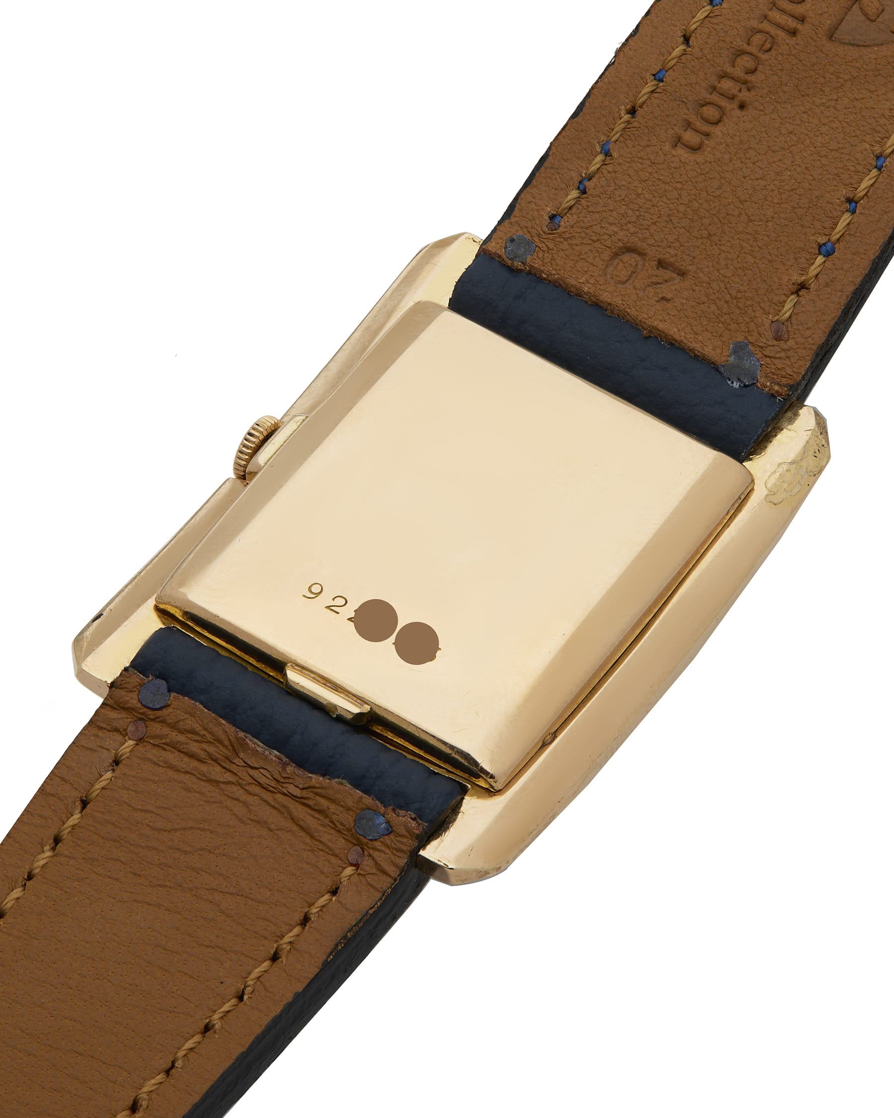 Zenith vintage rose gold 18kt square cal 810-5